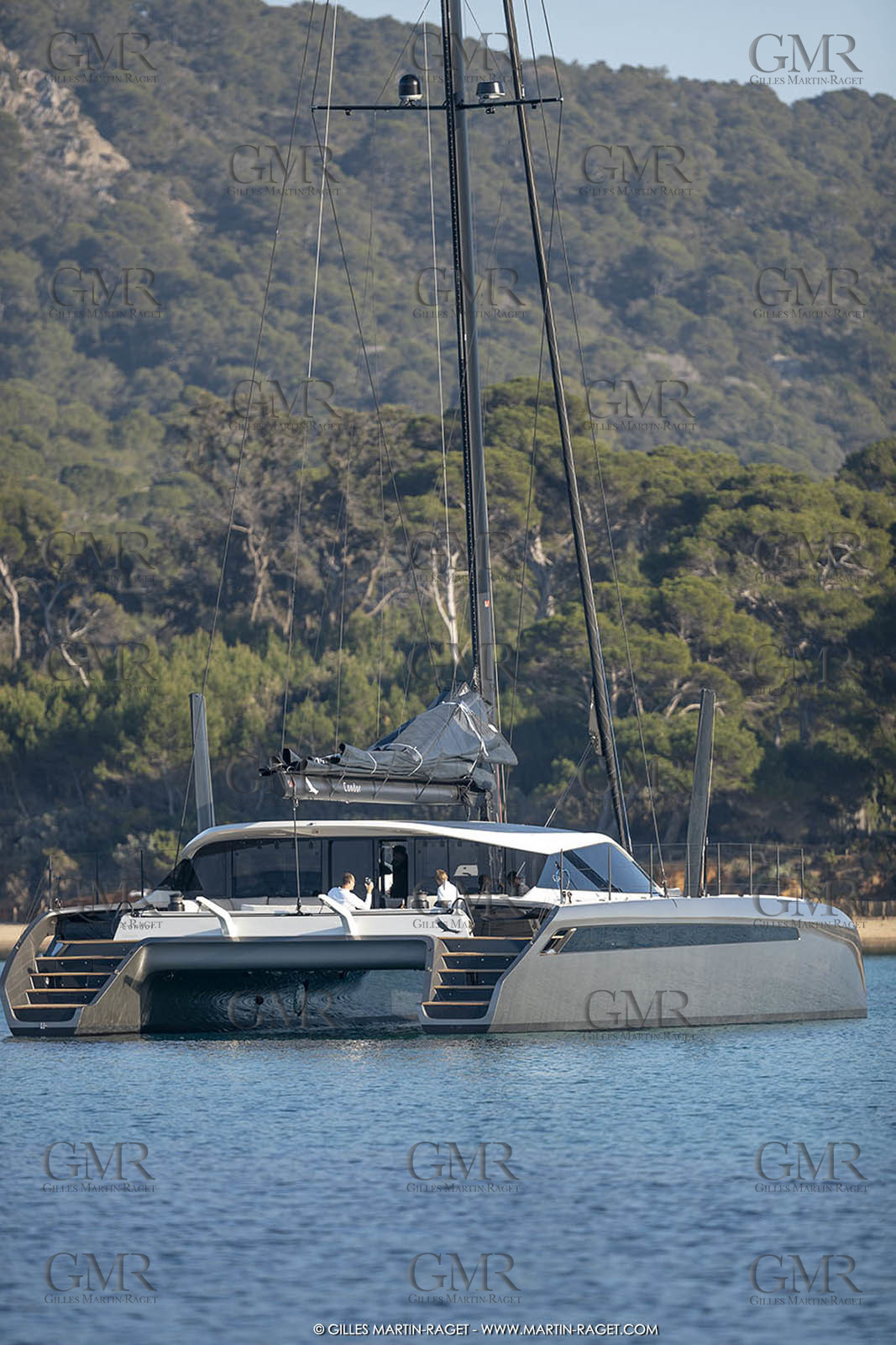 16 02 2019, Porquerolles (FRA,83), Gunboat 68 sail testing  3