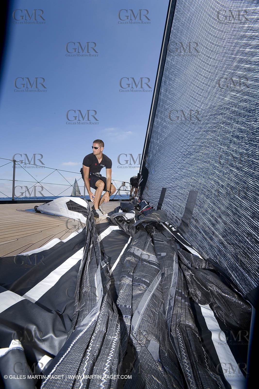 03 09 06 - Porto Cervo (Sardinia) - Maxi World Cup 2006 - A bord Wally 90 Tango