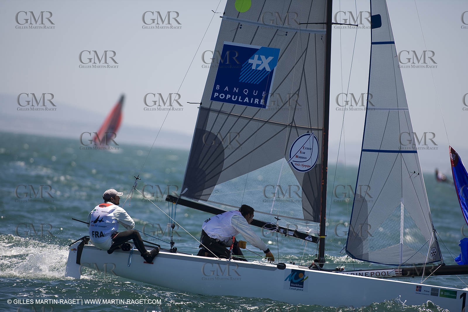 07-04-07 - ISAF SAILING WORLD CHAMPIONSHIPS - CASCAIS 2007 - DAY 1 - Tornado Class - FRANCE - BESSON-JARLEGAN