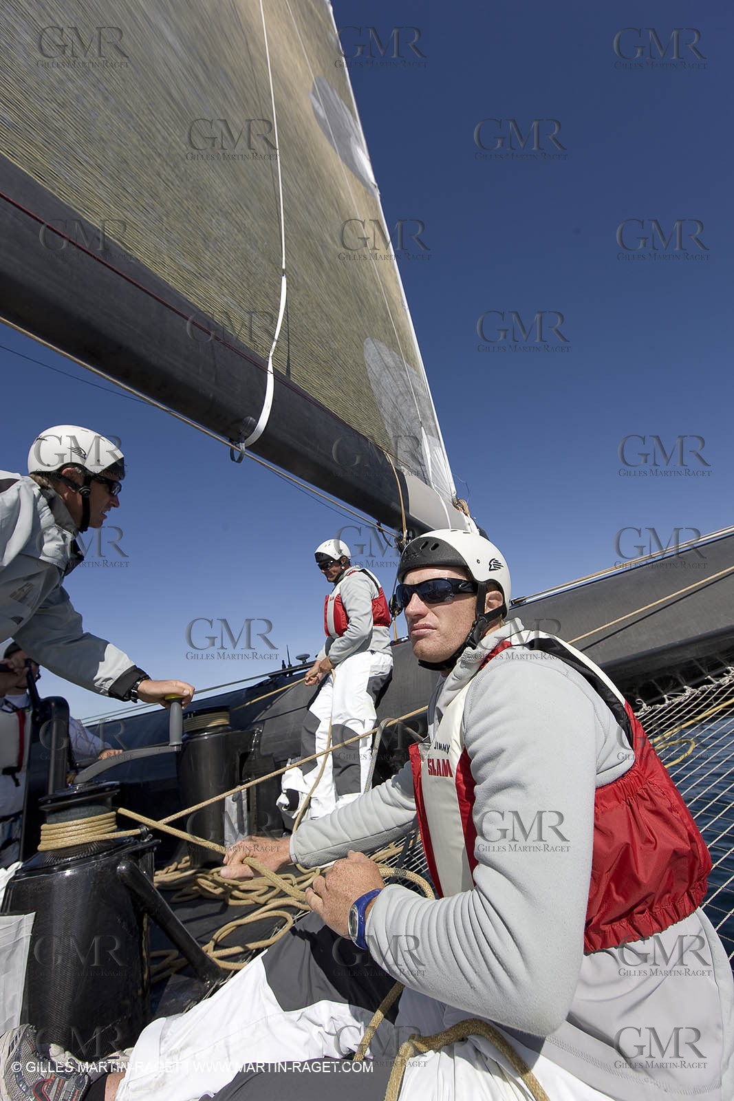 06 09 2008 - Anacortes (WA, USA) - America's Cup - BMW ORACLE Racing - 90 ft trimaran sea trials - Day 5