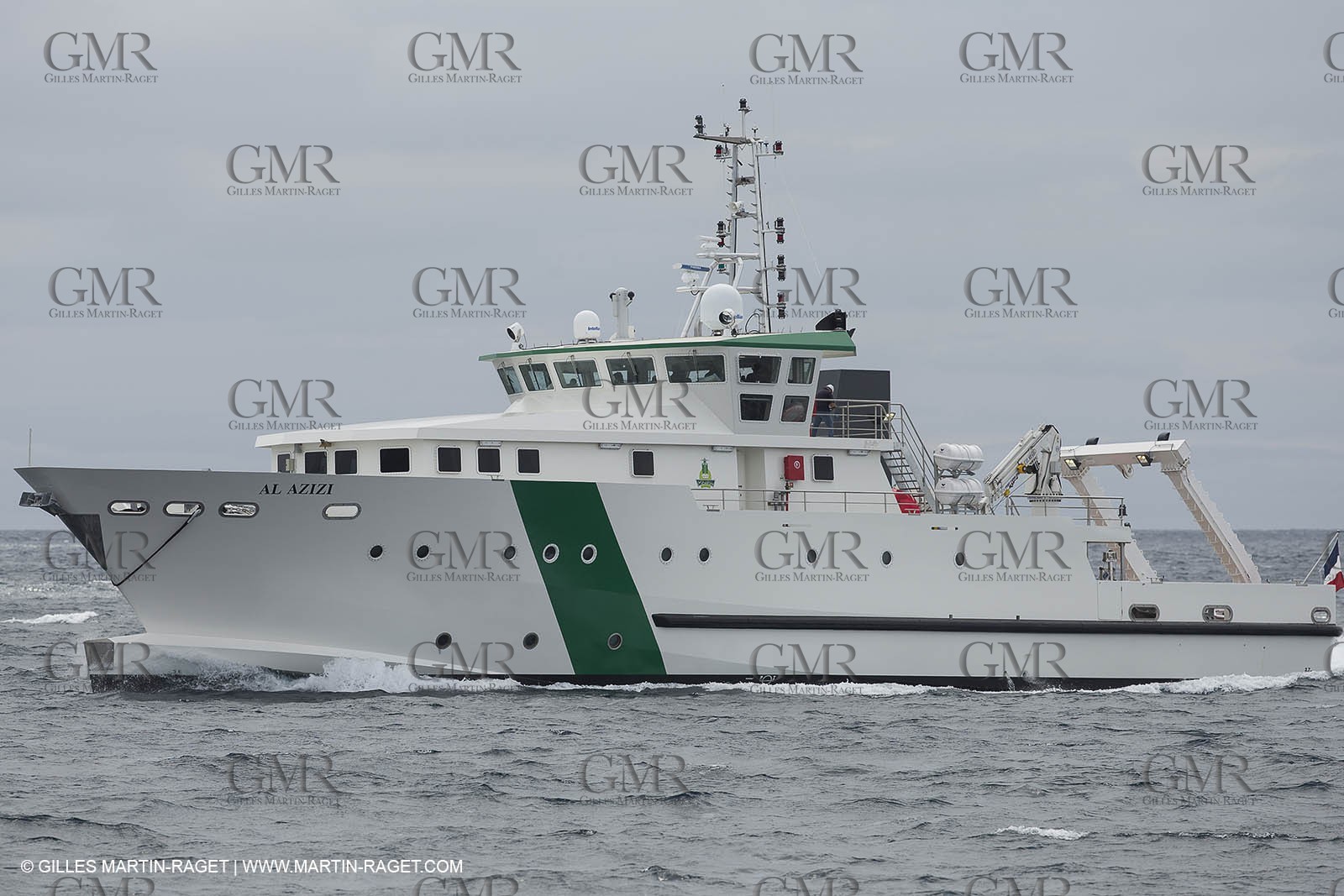 Al Azizi first sea trial - H2X boatyard - Oceanographjic research ship - La Ciotat (FRA,13) - 26 05 2014