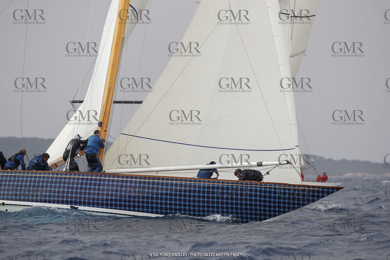 19 06 2024, Porquerolles Island (FRA), Championnat du monde des 12 m JI 2024, Race Day 1