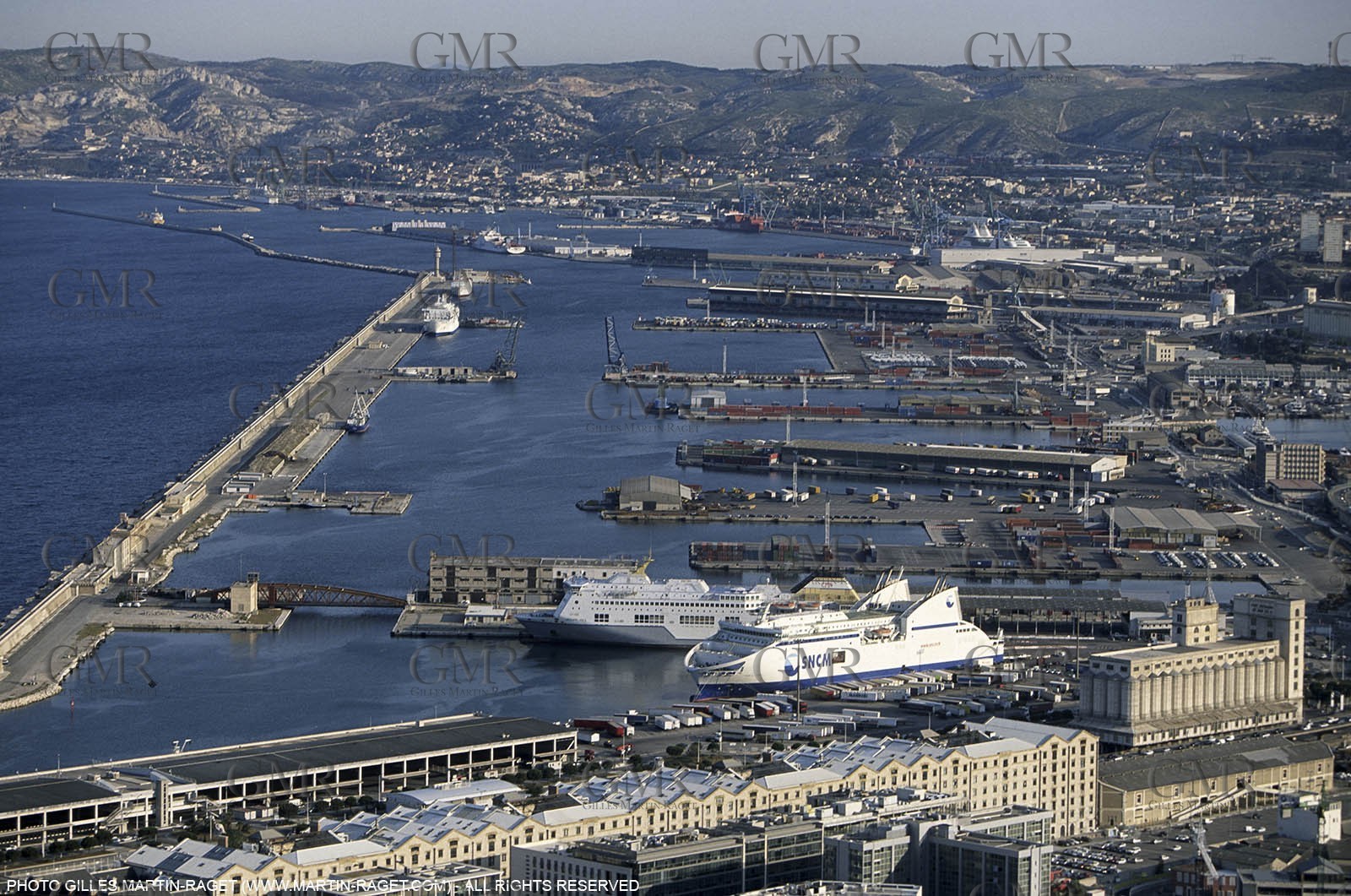 Bouches du Rhône, Marseille, (FRA,13) - Marseille from the sky