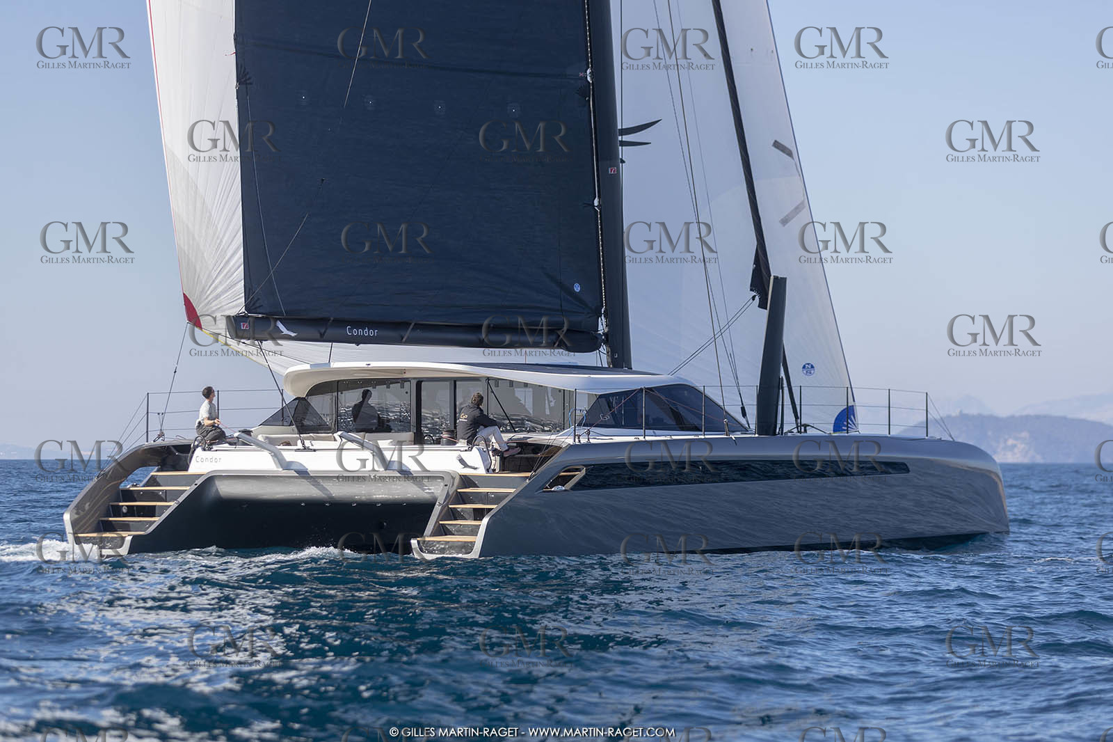 16 02 2019, Porquerolles (FRA,83), Gunboat 68 sail testing  3