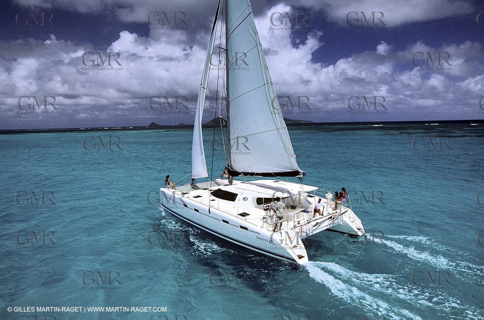 Cruising multihull sailing