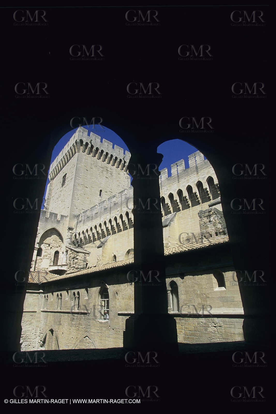 France, Provence, Avignon, Pope palace, Palais des Papes