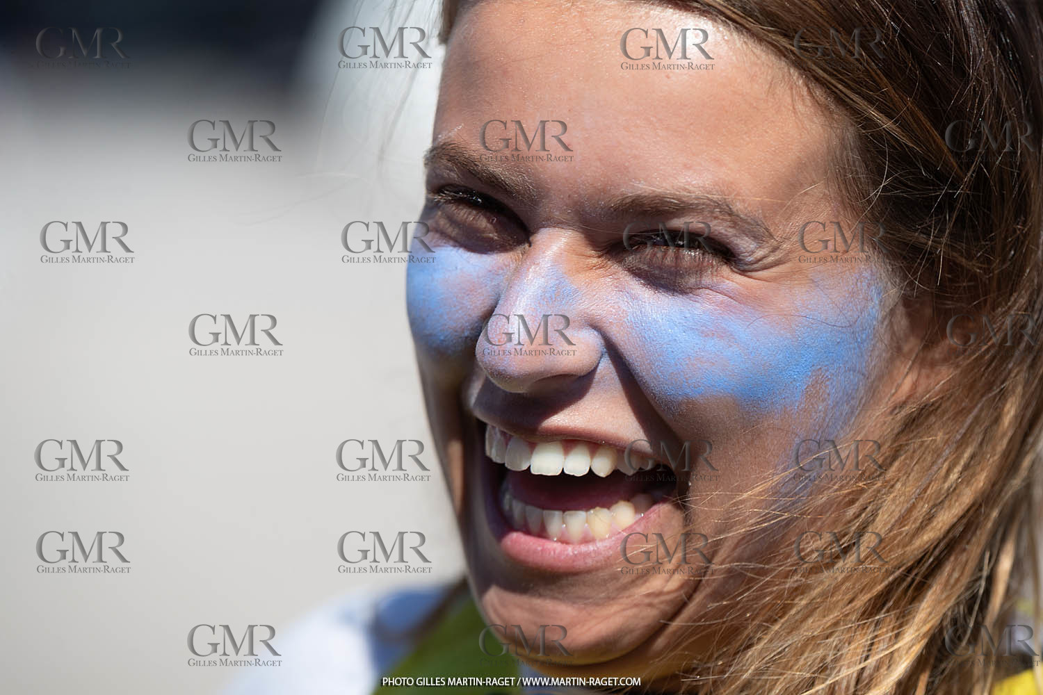 14 07 2023, Marseille (FRA), Paris 2024 Olympic Games Sailing Test Event, Day 6, Kite Medal races, winner Lauriane Nolot