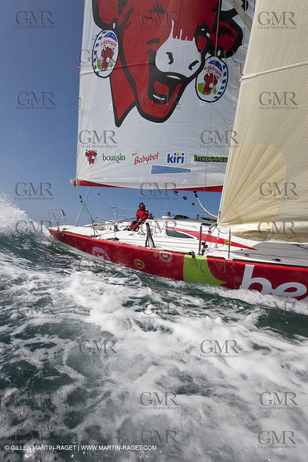 13 03 2010 -  La Grande Motte   Port Camargue (FRA) - Groupe Bel - Kito de Pavant   Sebastien Audigane training for Transat AG2R