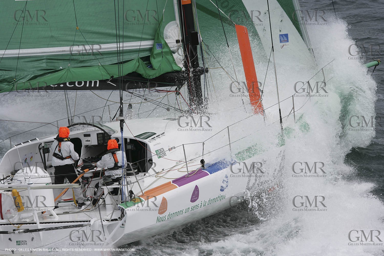 21 06 2007 - Bell Ile en mer (South Britanny, France) - IMOCA Monohulls - Delta Dore (Jeremie Beyou) sea trials