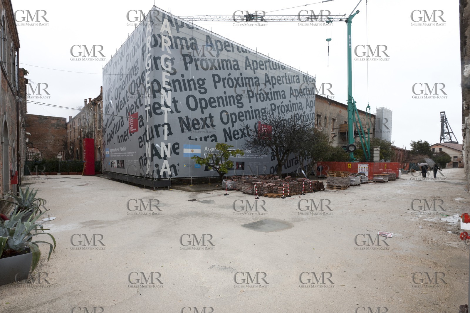 20 02 2012 - Venezia (ITA) - 34th America'sCup - Venezia 2012 America's Cup World Series - The Arsenale where the AC45 moorings, public village, media center and Club 45 will be located