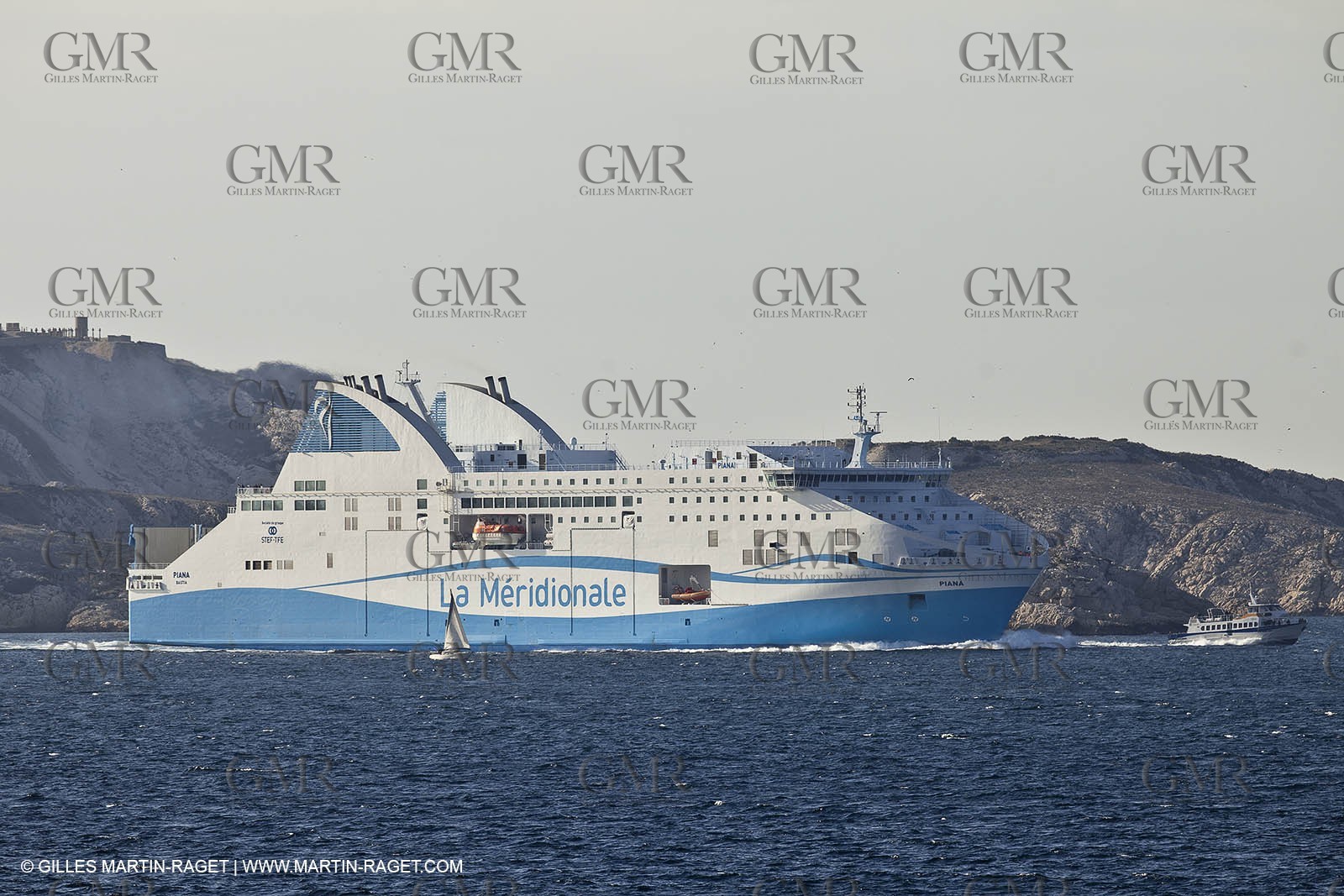 14 01 2012 - Marseille (FRA,13) - La Meridionale shipping company - the Piana off Marseille and the Calanques