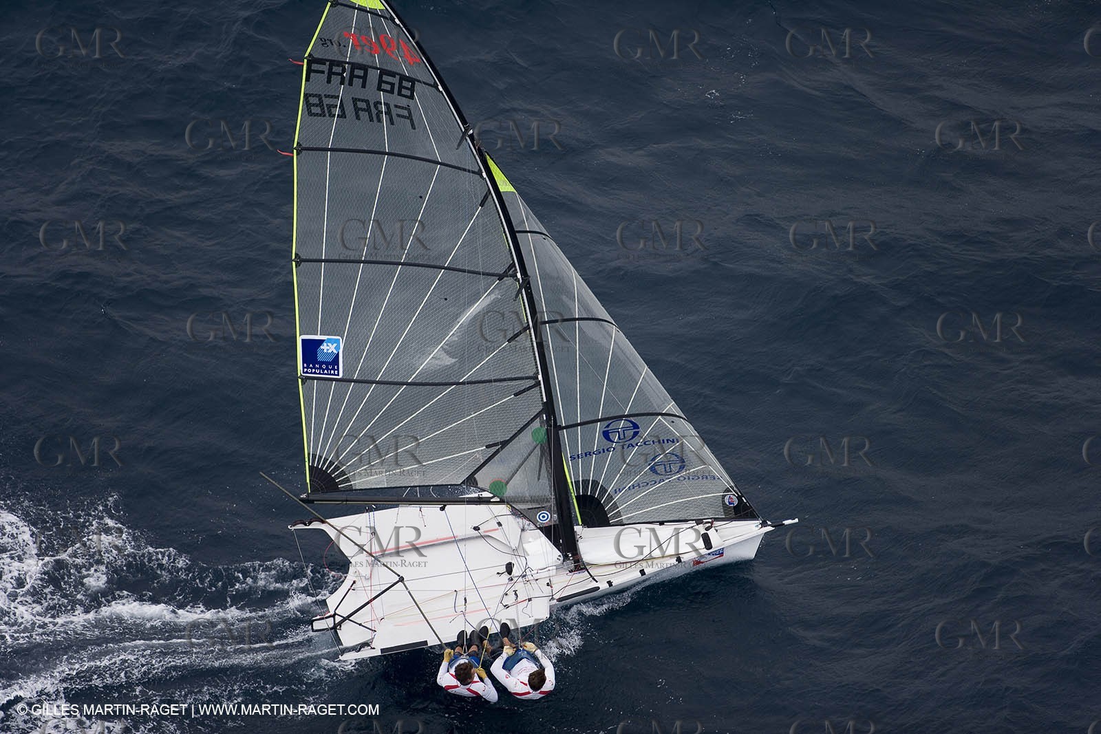 26 04 2007 - Semaine Olympique Française 2007 - Hyères - Jour 5 - Team France - 49er - Monteau-Guillou