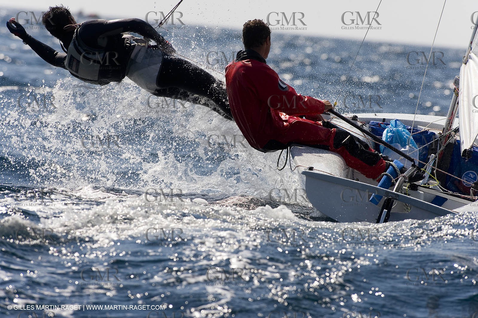 27 04 2007 - 2007 Semaine Olympique Française - Hyères (South of France) - Day 6 - Medal Race - Team France - 470 Homme -