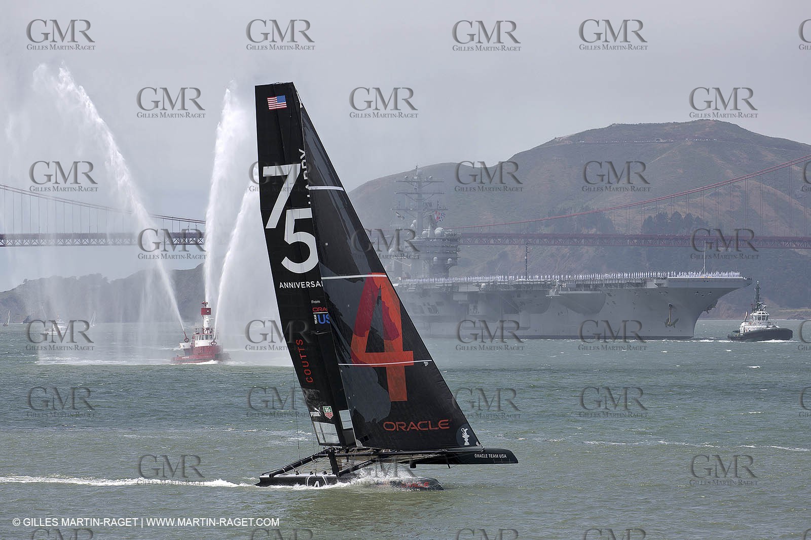 27 05 2012 - San Francisco (USA,CA) - 34th Americas's Cup - America's Cup celebrates the Golden Gate Bridge 75th Anniversary