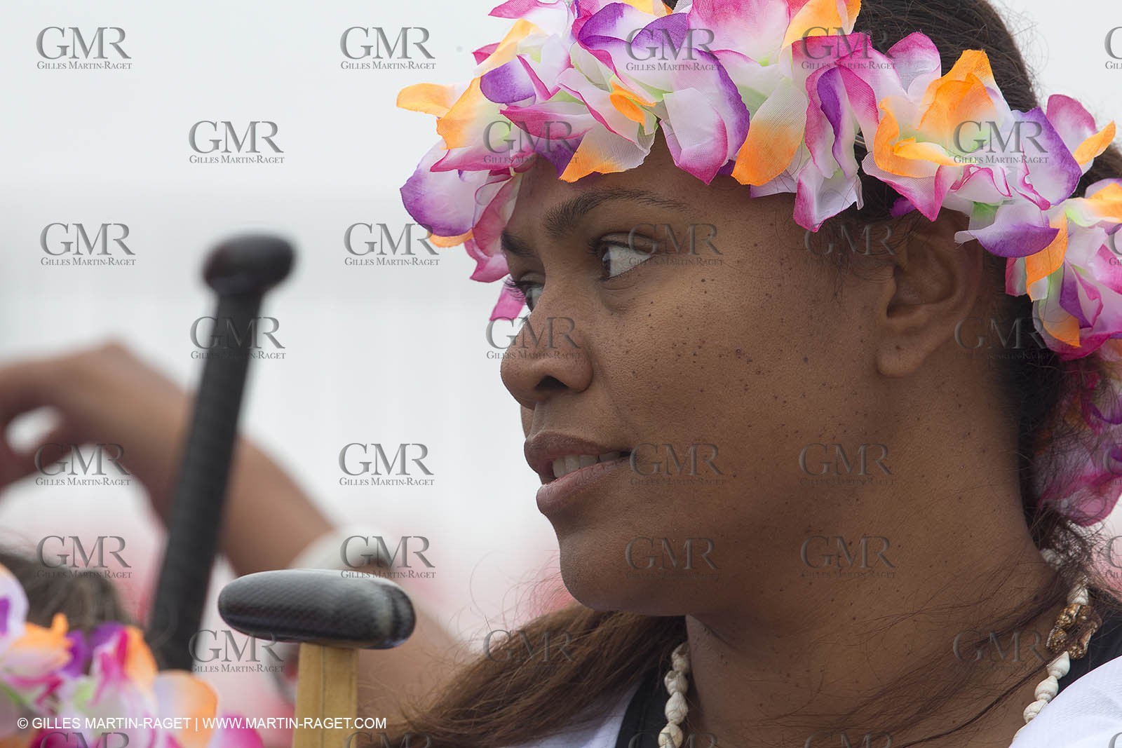 10 08 2013 - San Francisco (USA,CA) - 34th America's Cup - AC Open - Outrigger Canoe Races et Hula Danceperformance at Marina Green Village
