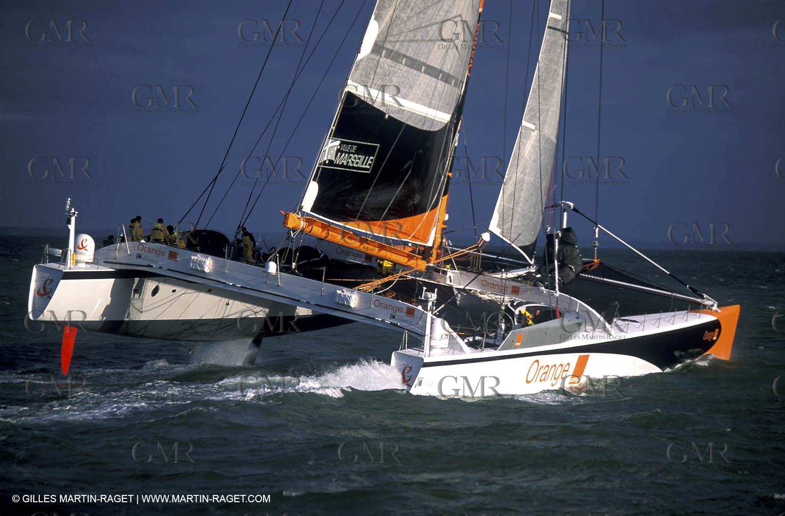 La Trinité mer - Orange II first sea trials
