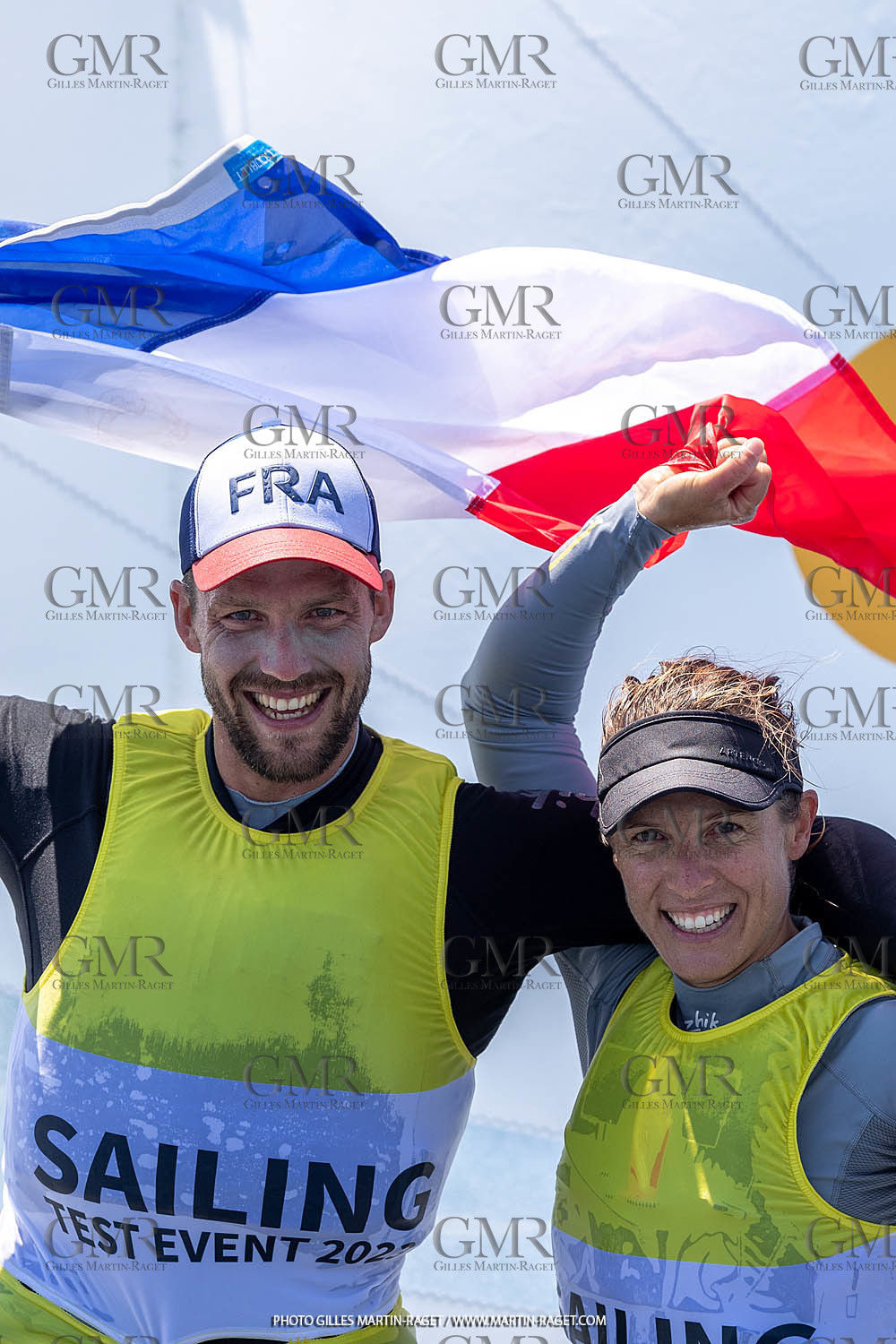 15 07 2023, Marseille (FRA), Paris 2024 Olympic Games Sailing Test Event, Day 6, 470 Medal Race
