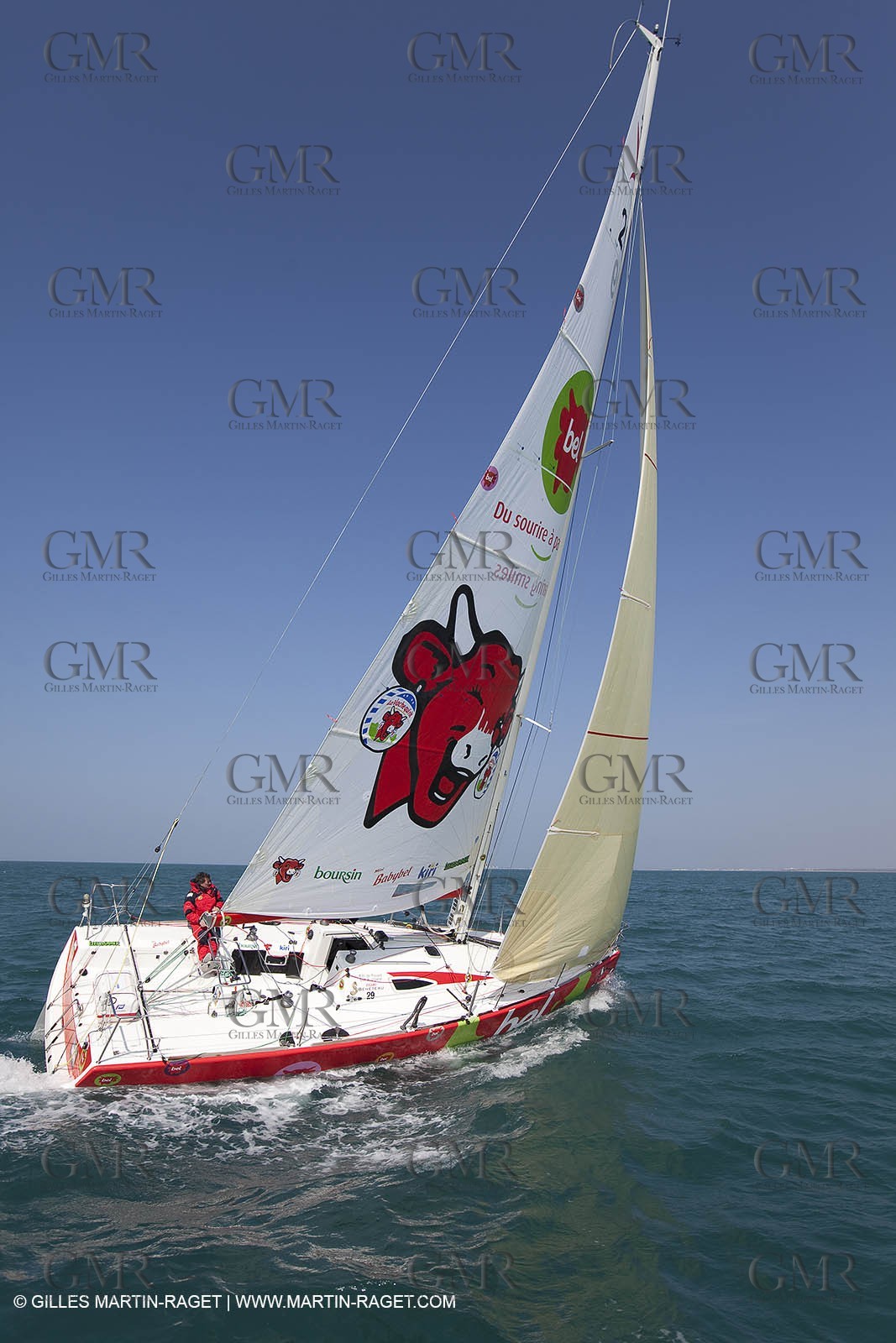 13 03 2010 - La Grande Motte   Port Camargue (FRA) - Groupe Bel - Entraînement Kito de Pavant   Sébastien Audigane en vue de la Transat AG2R 2010