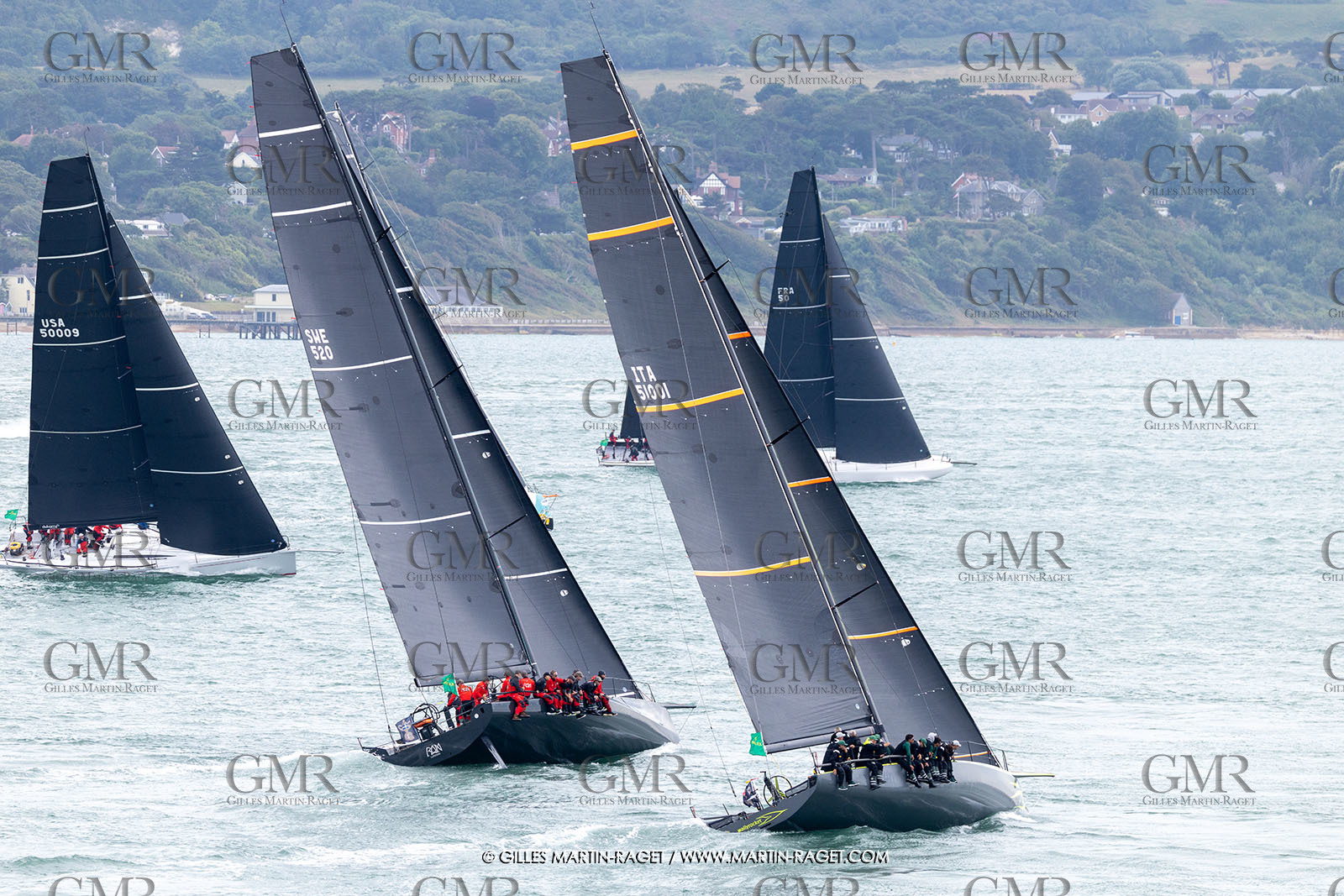 26 07 2025, Cowes (UK, IOW), Admiral's Cup 2025, Rolex Fastnet Race start,