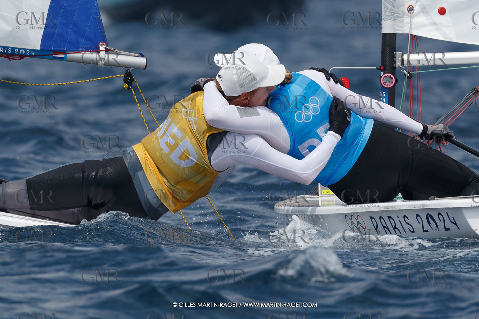 07 08 2024, Marseille (FRA), Paris 2024 Olympic Games, Sailing, Race Day 10, ILCA Medals races