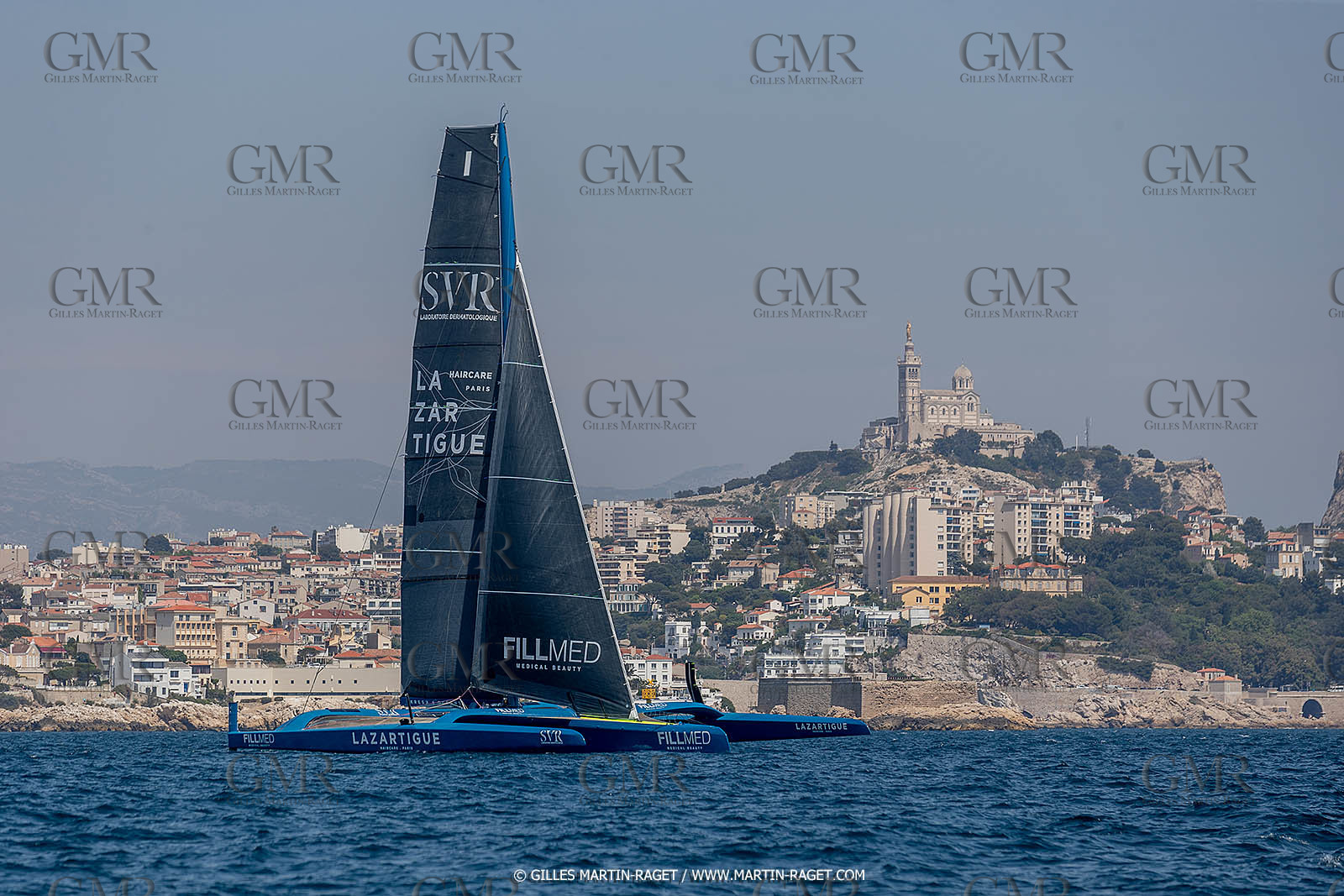 18 05 2022, Marseille (FRA), APremière navigation du trimaran Ultim SVR LAZARTIGUE à Marseille