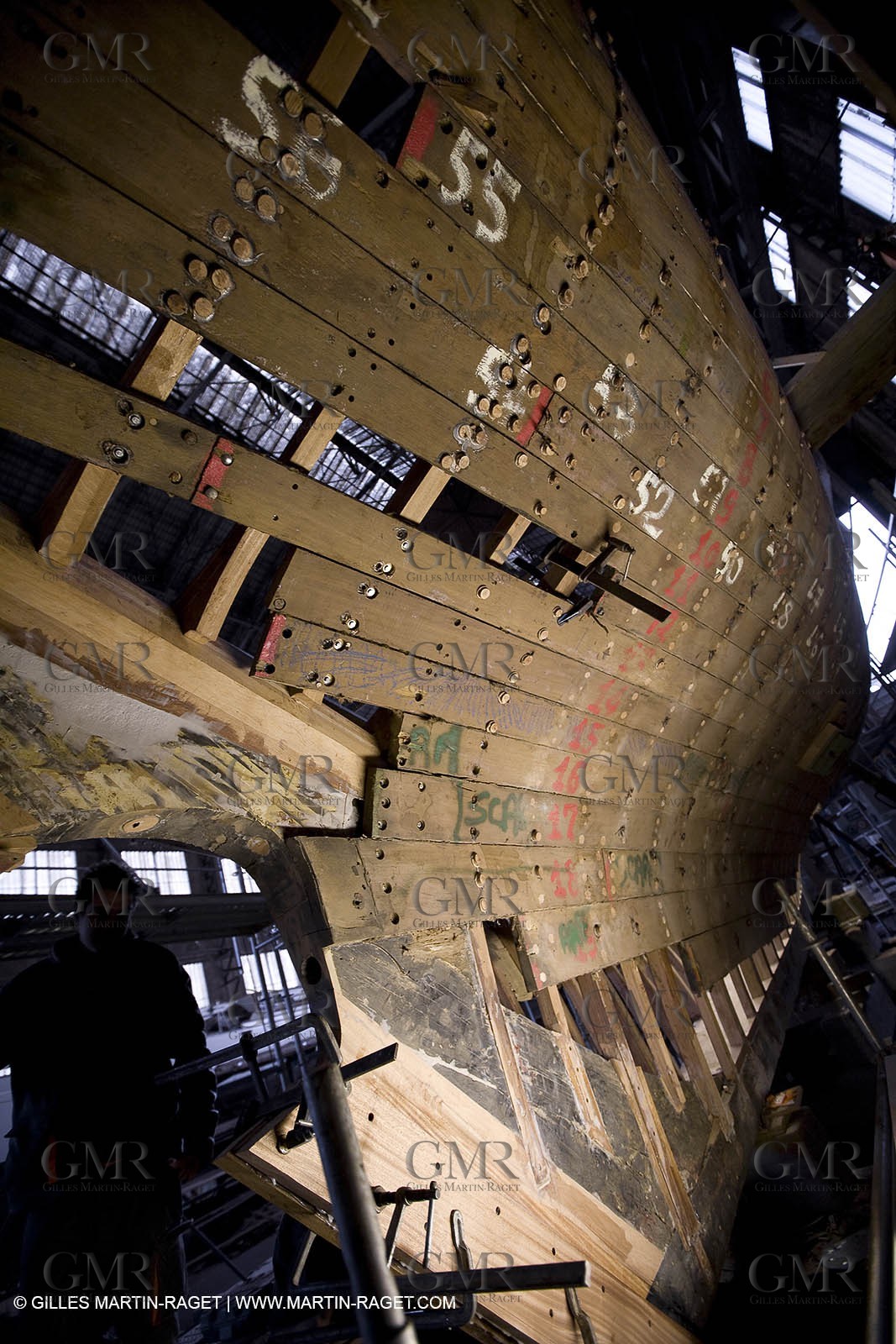 27 11 2007 - La Ciotat (FRA, 13) - Restauration de Mariska aux Charpentiers réunis