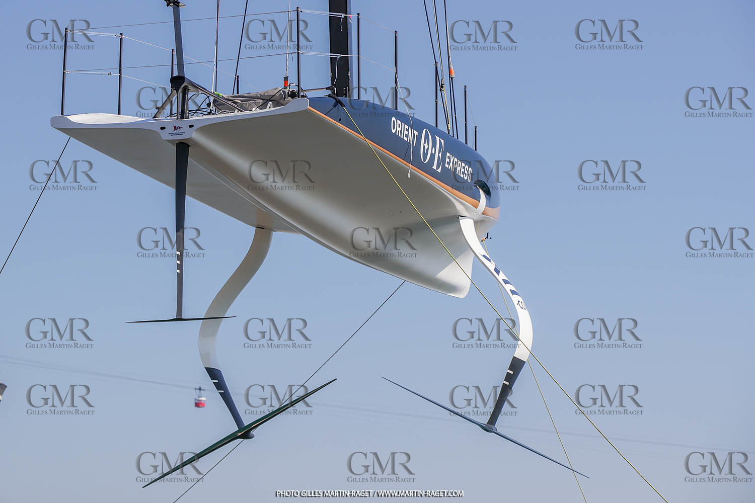 22 08 2023, Barcelona (ESP), 37th America's Cup, Orient Express Racing Team, AC 40 first training