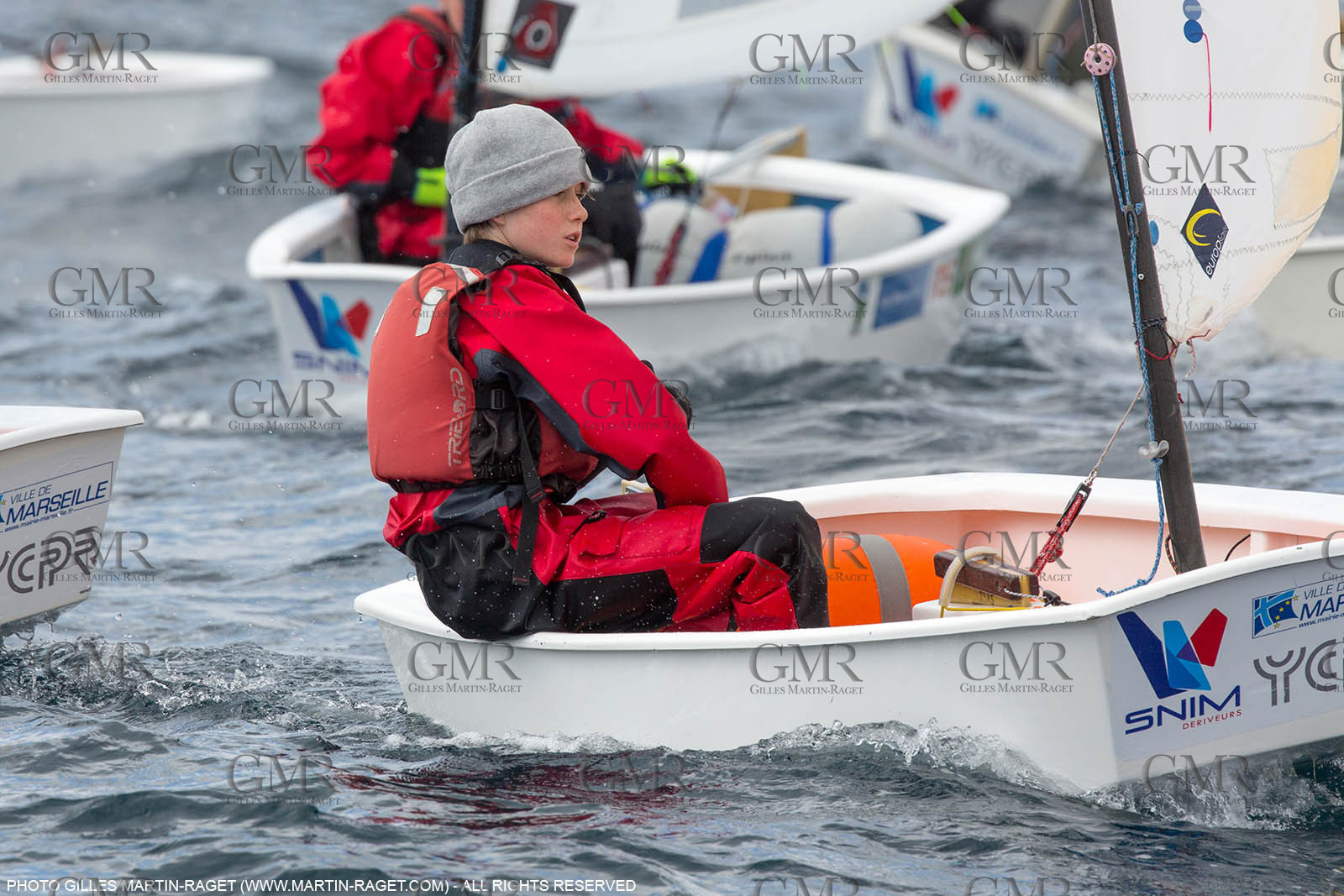 15 04 2016, Marseille (FRA,13), SNIM Dériveurs, Coupe Internationale de Printemps Optimist, Final Day