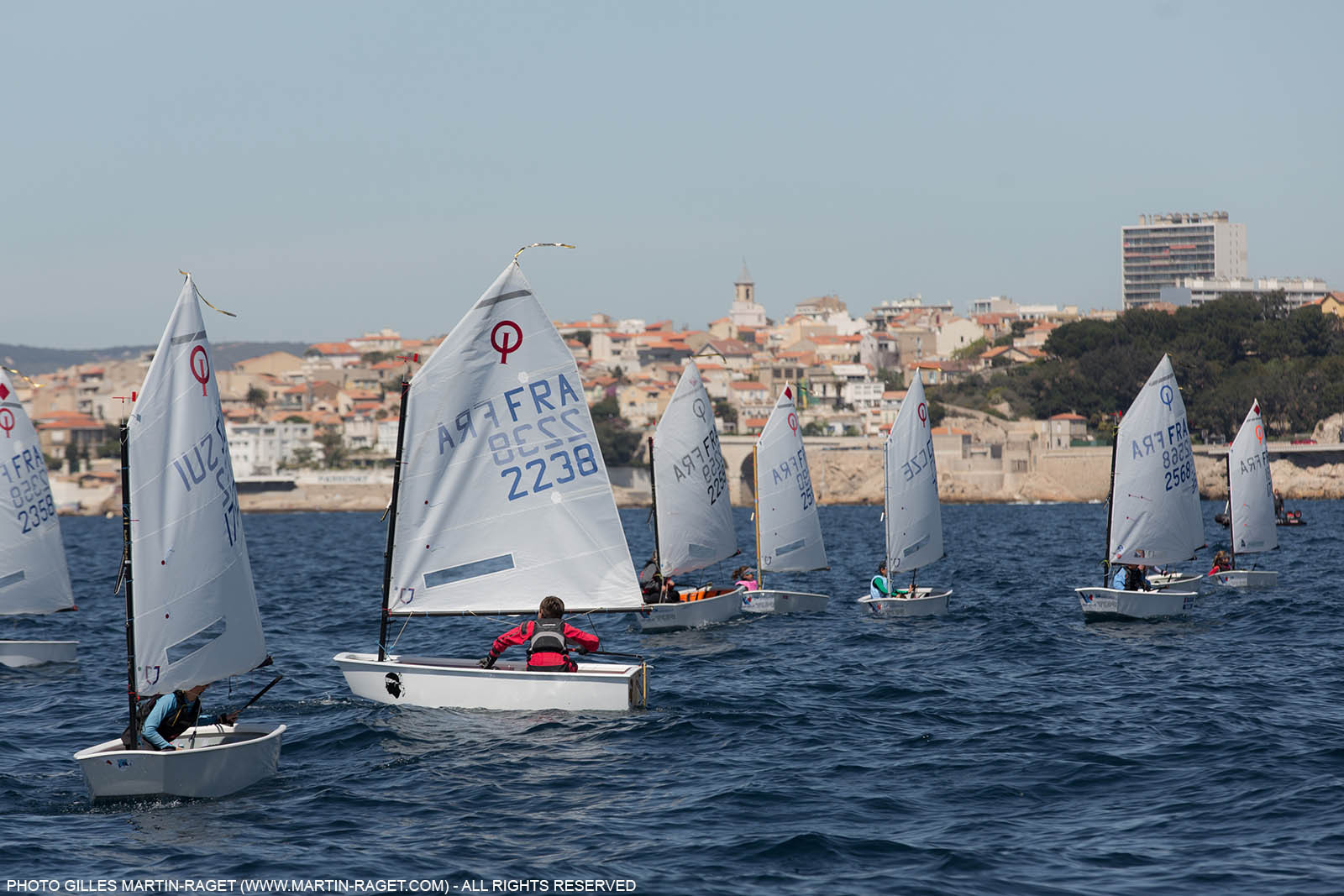 14 04 2016, Marseille (FRA,13), SNIM Dériveurs, Coupe Internationale de Printemps Optimist, Day 4