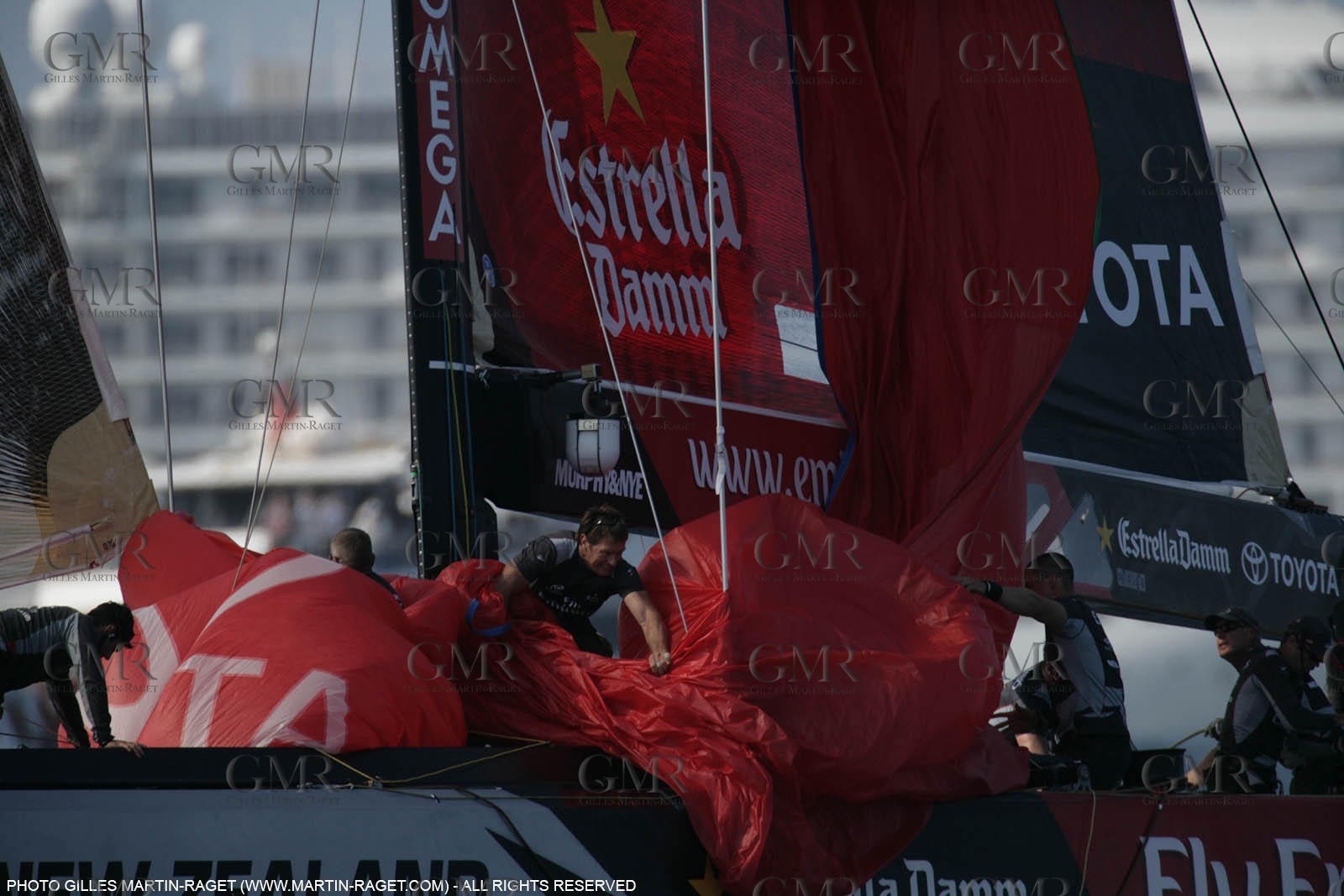 26 06 2007-Valencia (Spain)- 32nd America's Cup - Final Match - Day 3 - Alinghi vs Emirates Team New Zealand