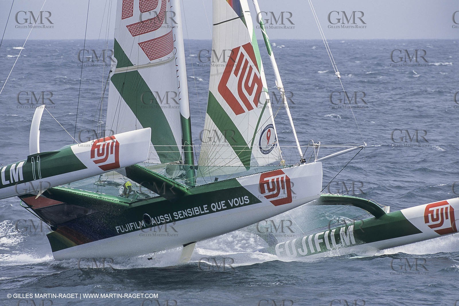 Yacht Racing, Multihull, ORMA 60, Loick Peyron, Fujicolor