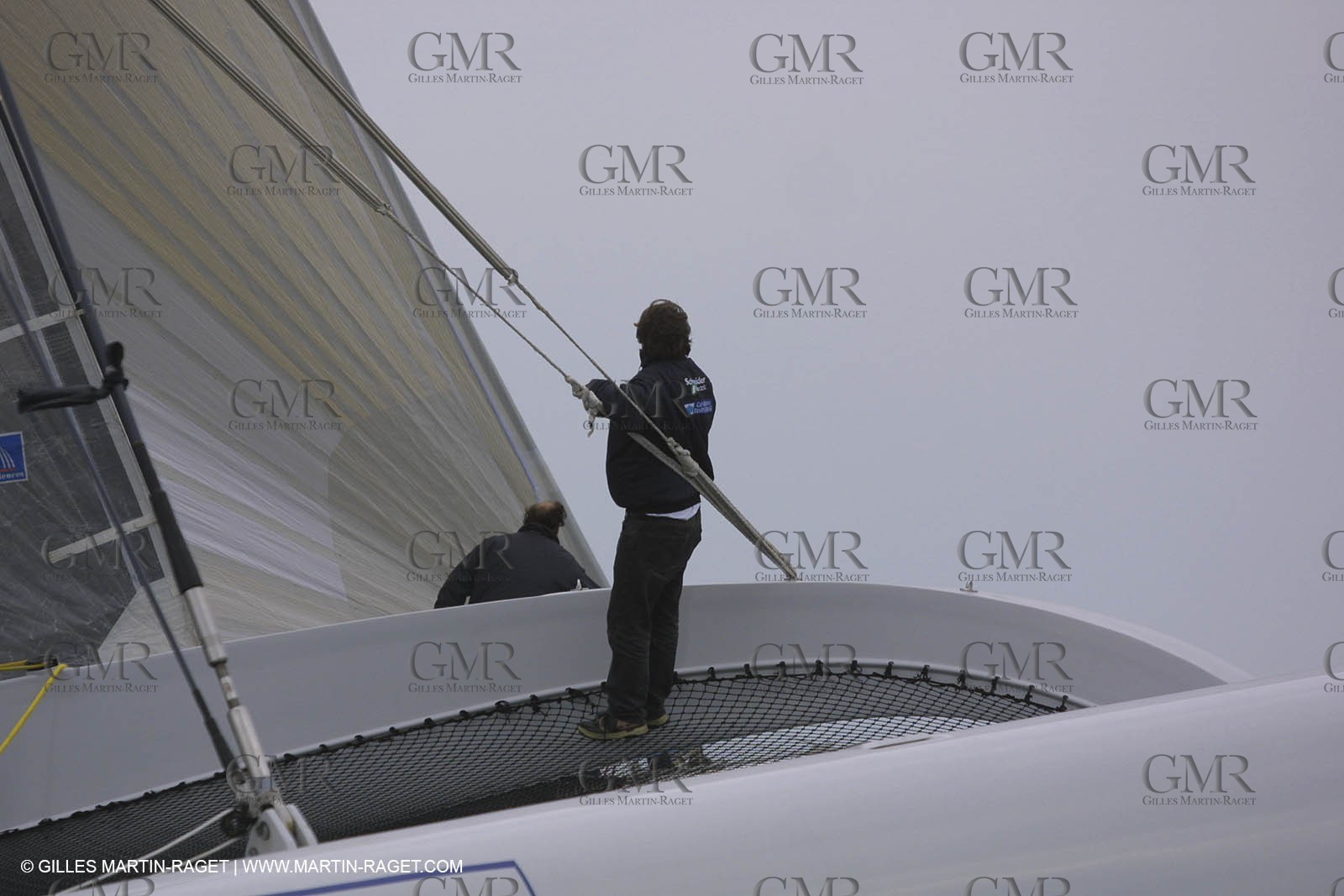 Géronimo - départ Trophée Jules Verne 2001 - Brest