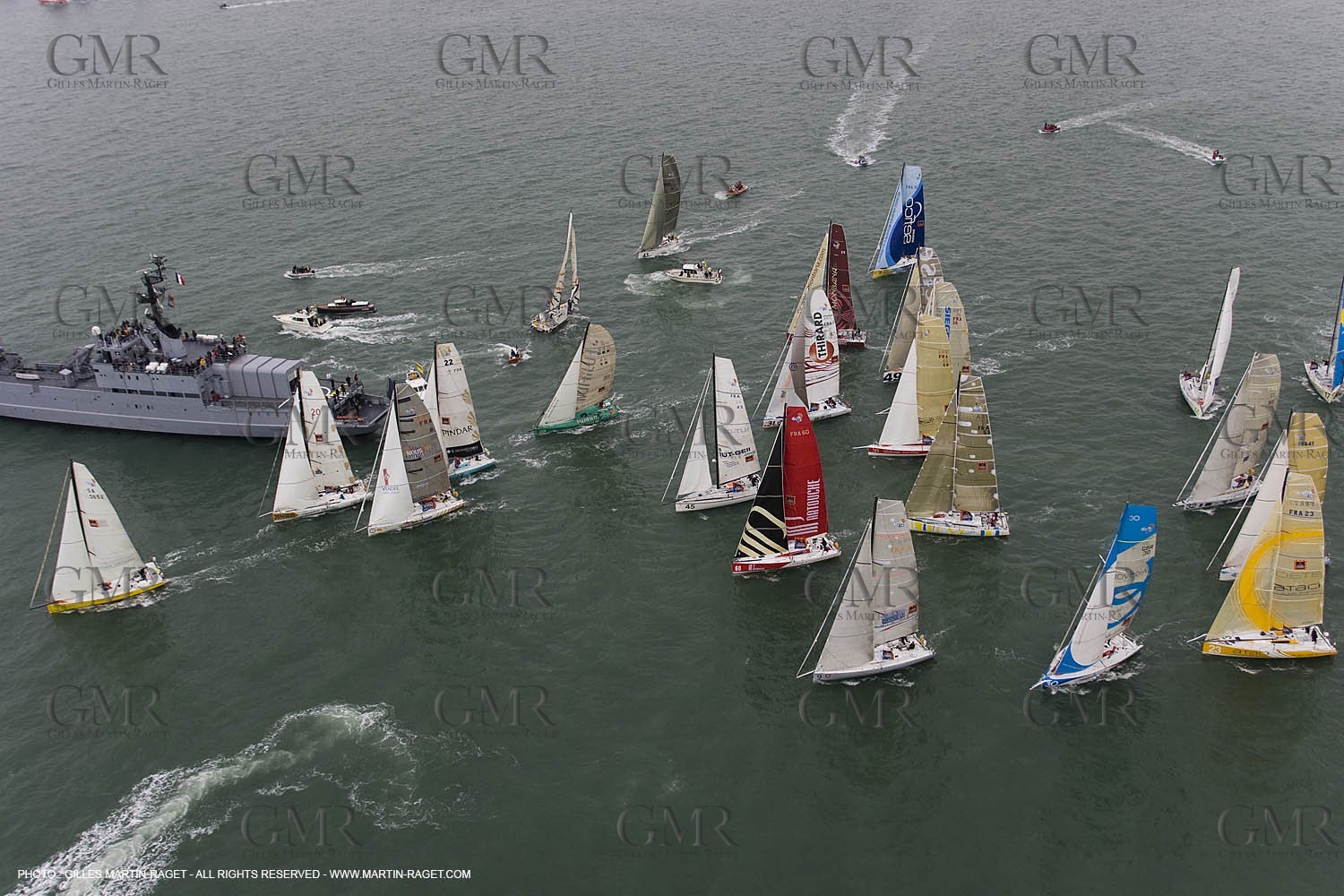 02 10 2007 - Le Havre (FRA,76) - Transat Jacques Vabre 2007 - Class 40 start