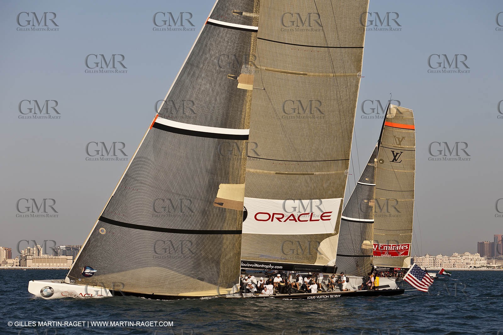 17 11 2010 - Dubai (UAE) - Dubai Louis Vuitton Trophy -  BMW ORACLE Racing Vs  Emirates Team New Zealand