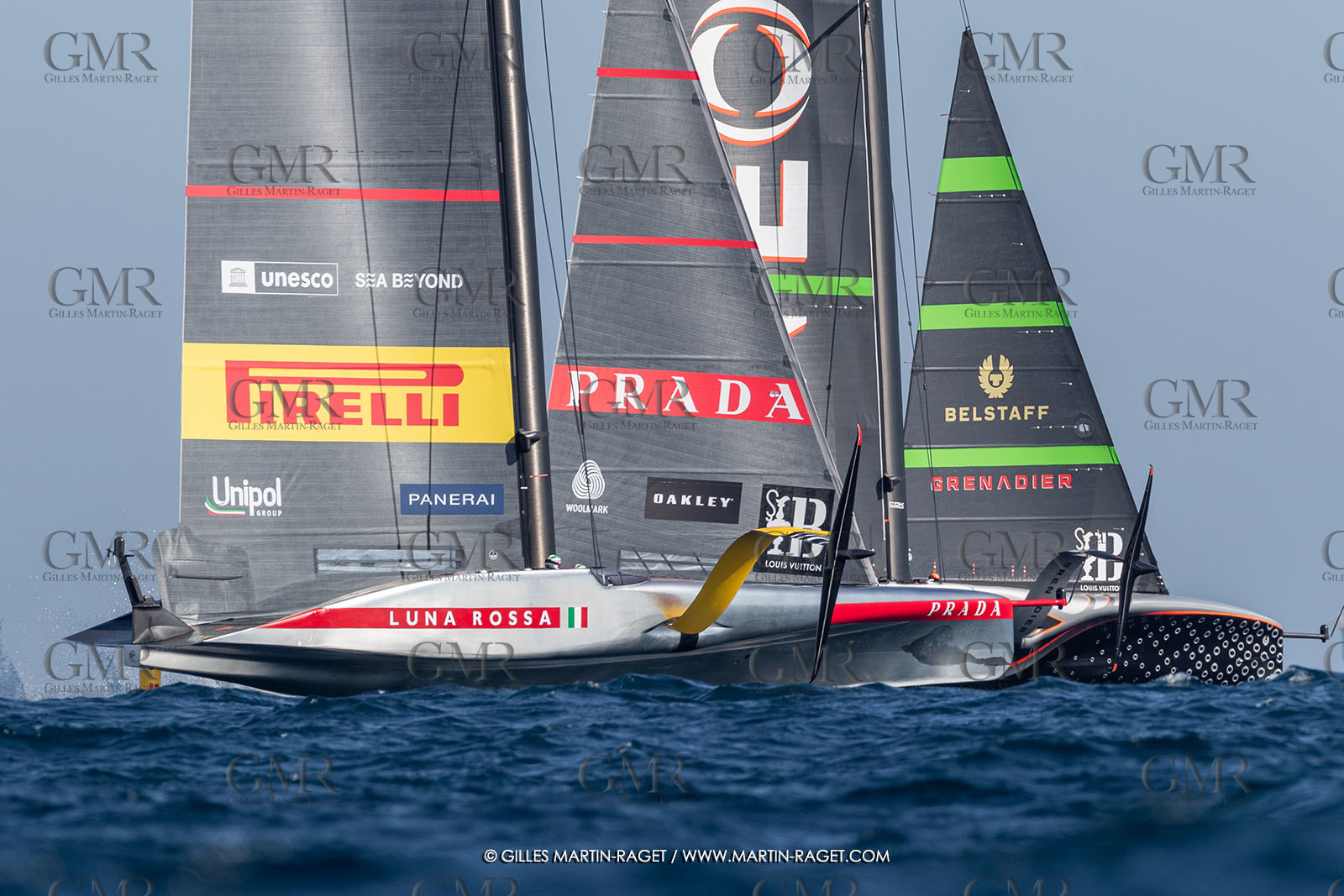 26 09 2024, Barcelona (ESP), 37th America's Cup, Louis Vuitton Cup Final, Race Day 1