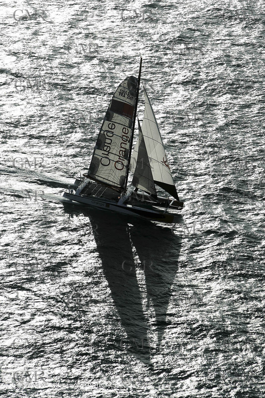 Orange II-2005 Jules Verne Trophy-Start from Ushant