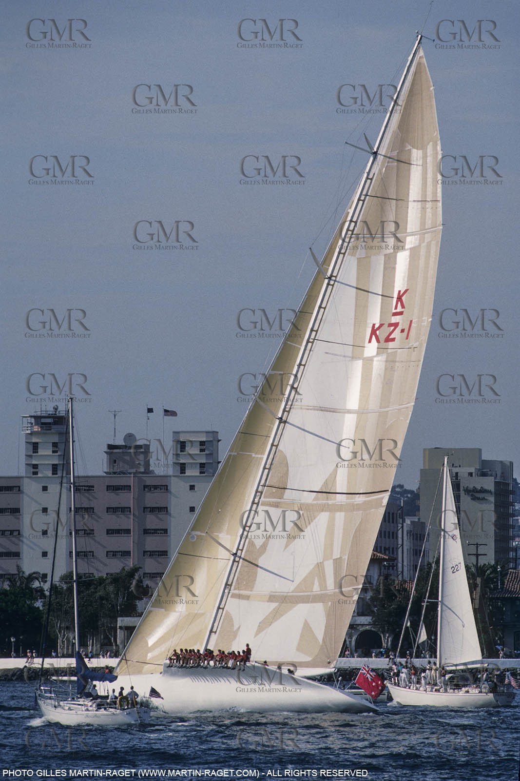 Sailing, Yacht Racing, America's Cup XXVII, San Diego (USA,CA) 1988, Stars & Stripes Vs New Zealand