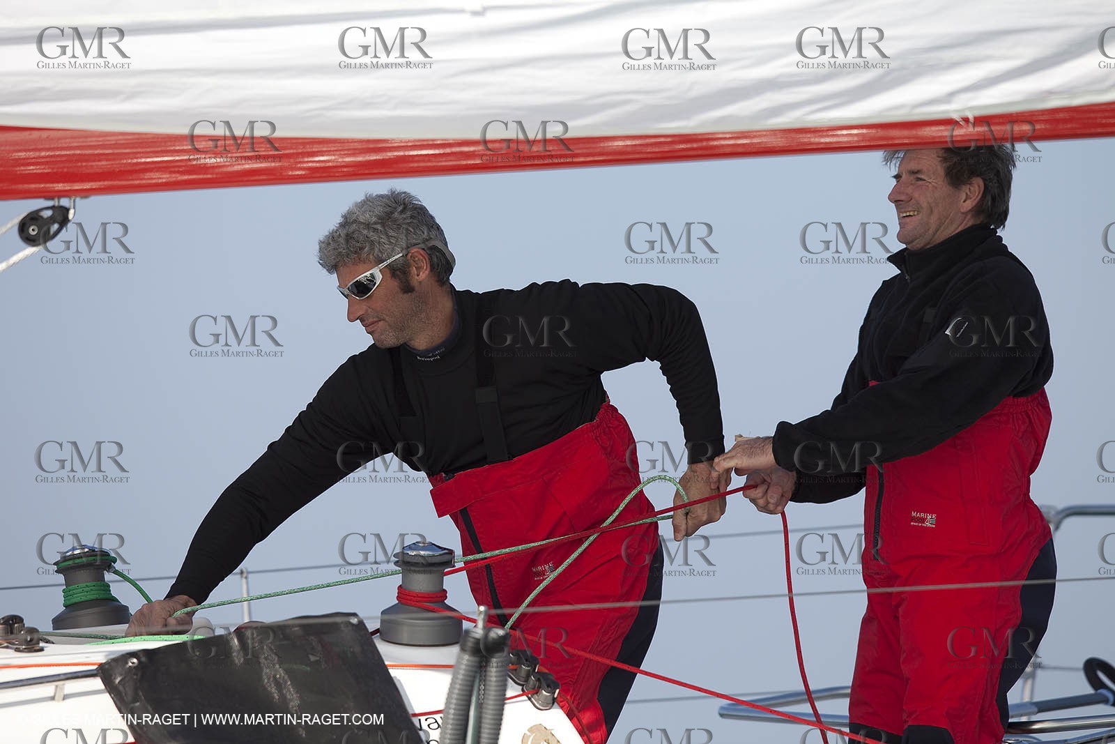 13 03 2010 -  La Grande Motte   Port Camargue (FRA) - Groupe Bel - Kito de Pavant   Sebastien Audigane training for Transat AG2R