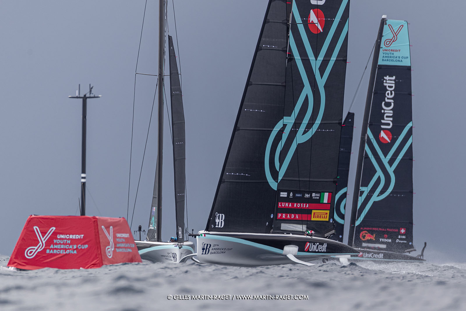 18 09 2024, Barcelona (ESP), Unicredit Youth America's Cup, Race Day 2