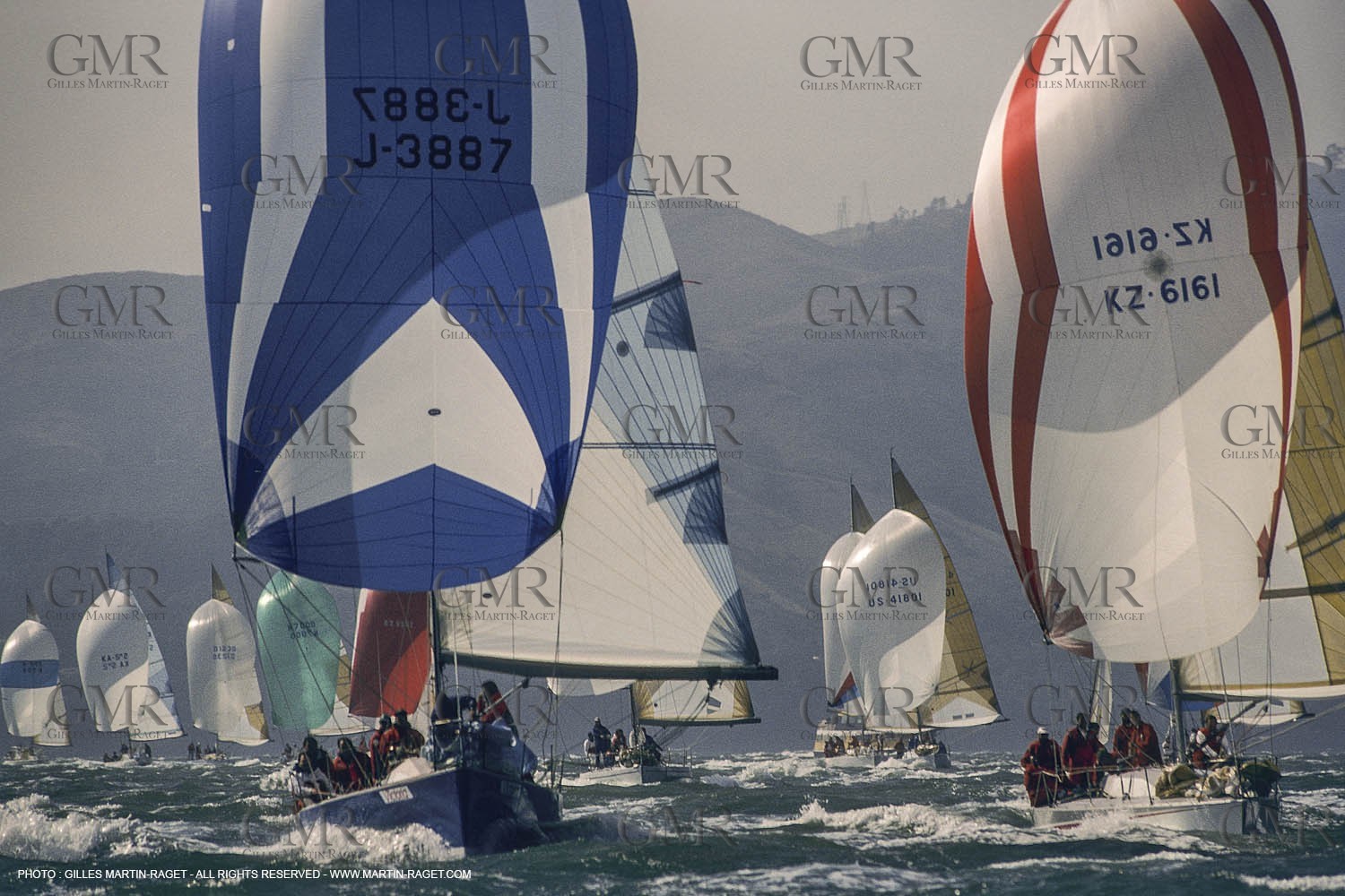Sailing, Yacht Racing, One Ton Cup 1987, San Francisco (USA, CA)