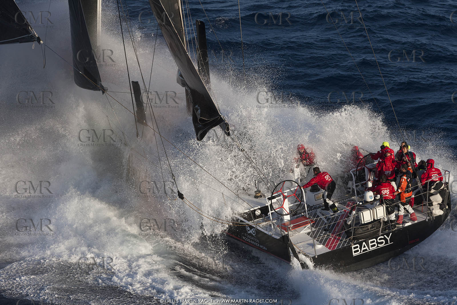 09 10 2017, Calvi (FRA,20), VOR 70 Babsy, Tentative de record autour de la Corse à la voile, skipper Franck Cammas