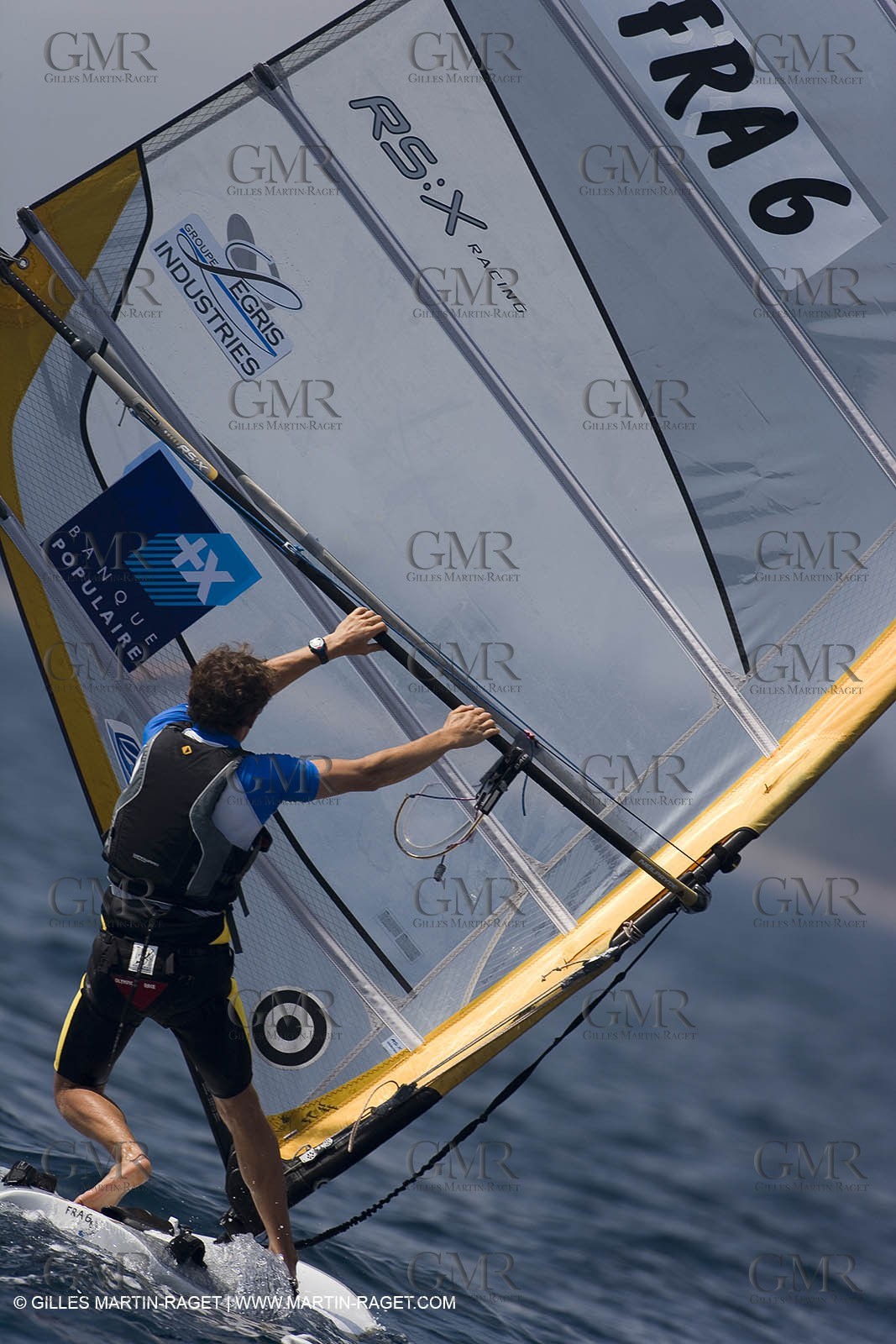 25 04 2007 - Semaine Olympique Française 2007 - Hyères - Jour 4 - Team France - RS:X - Bontemps Julien