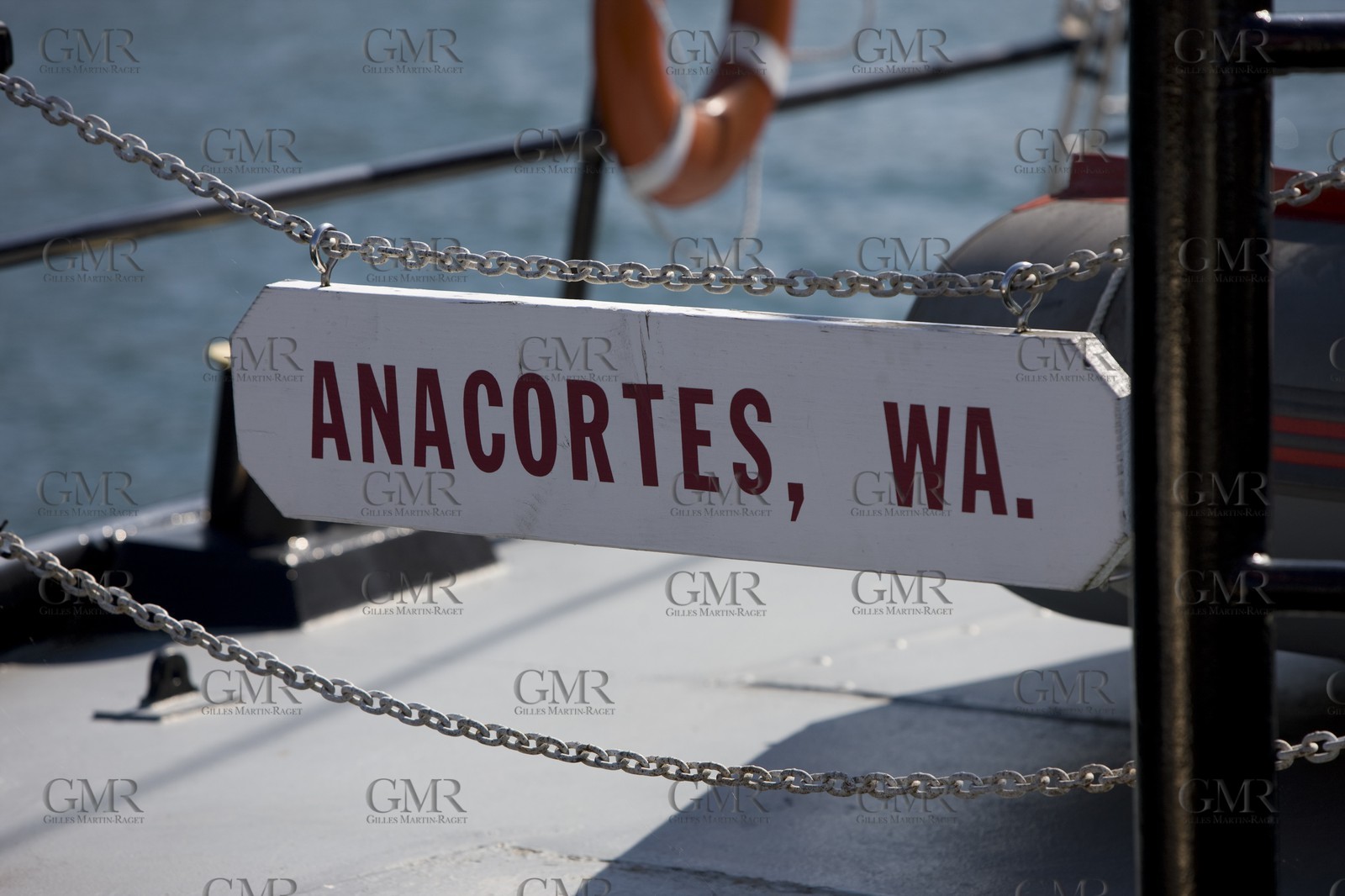 25 08 2008 - Anacortes (USA, WA) - America's Cup - BMW ORACLE Racing - New 90 ft trimaran launch
