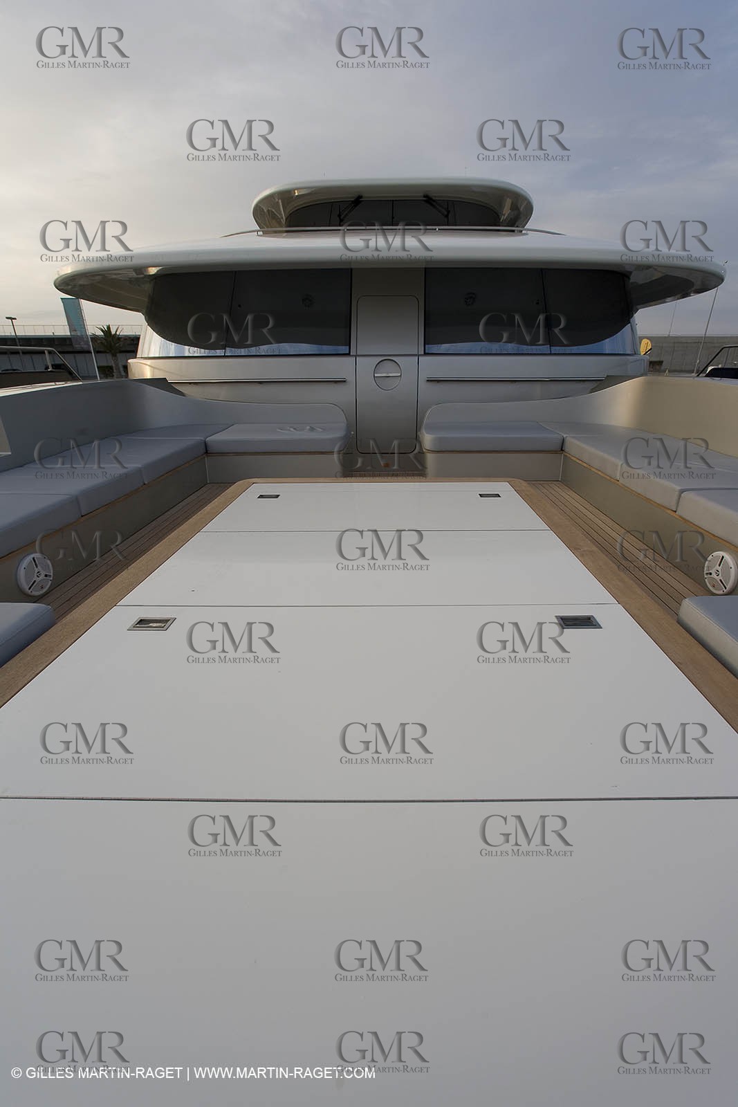 11 06 2007 - Valencia (Spain) - Super Yacht Catamaran Bradley, Gilles Vaton design built by H2X in la Ciotat (France)