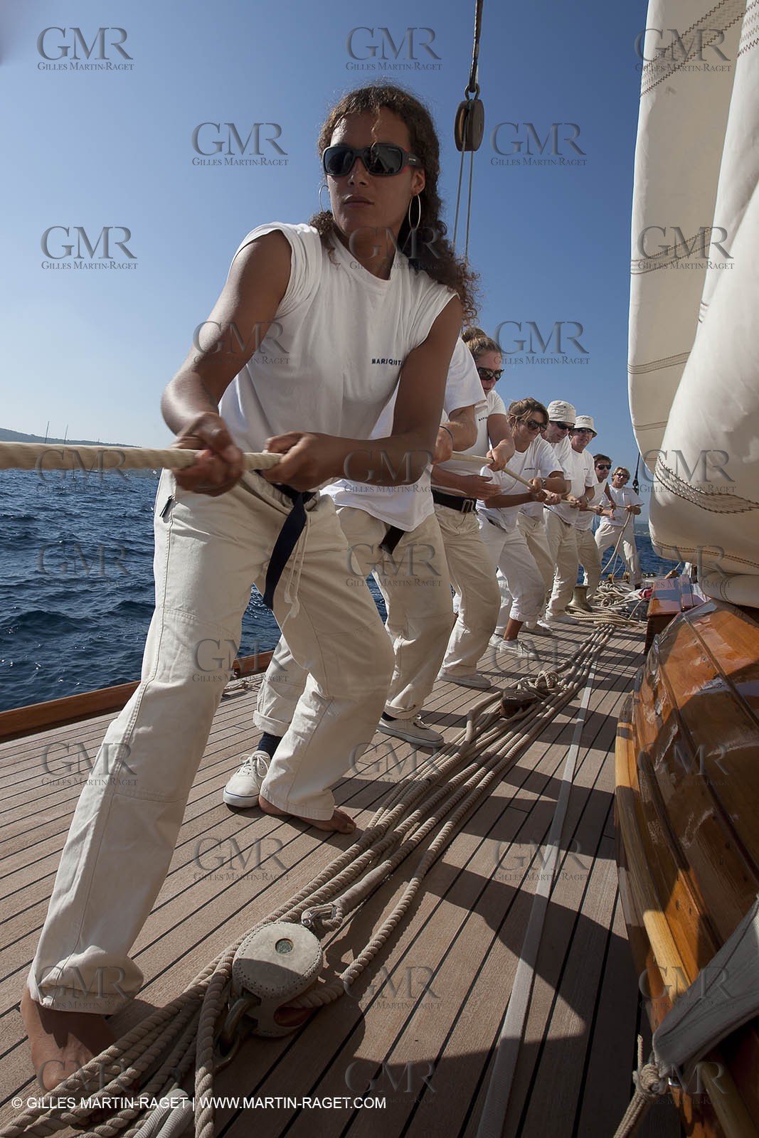 01 10 2011 - Saint Tropez (FRA,13) - Voiles de Saint Tropez 2011 - Classic Yachts - Day 5 - Onboard Mariquita