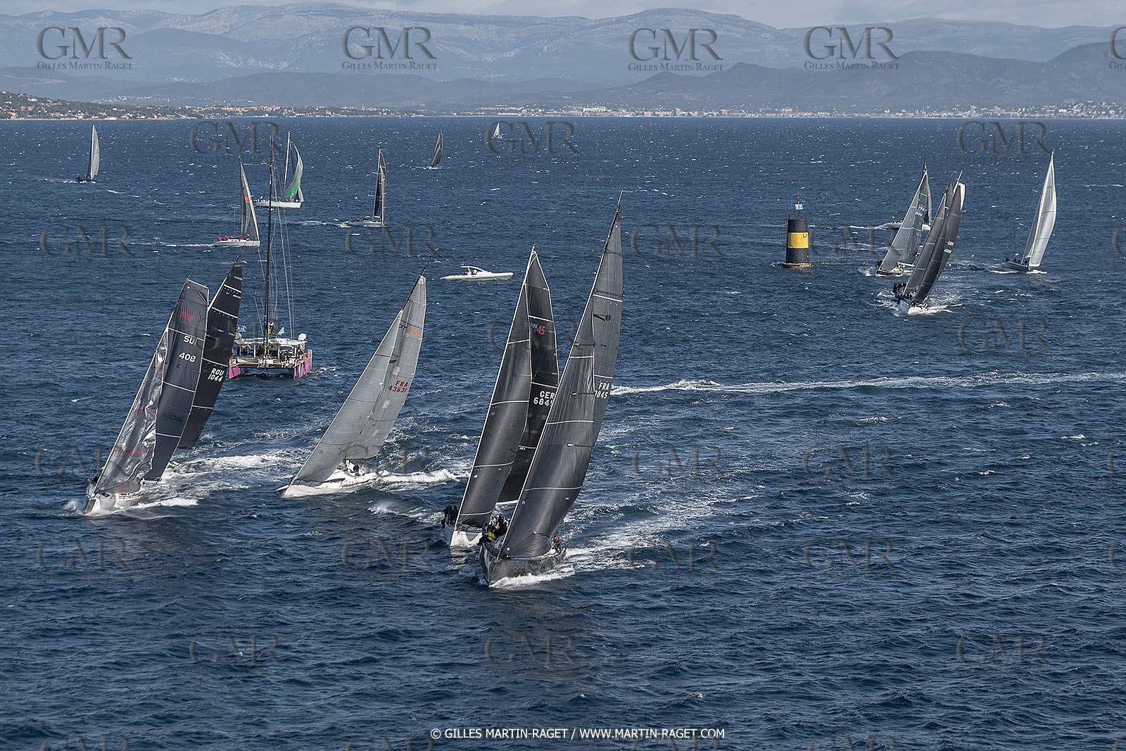 28 09 2022? Saint-Tropez,(FRA,83), Les Voiles de Saint-Tropez 2022 Régate N° 2 poup les modernes, navigation libre pour les grandes goélettes