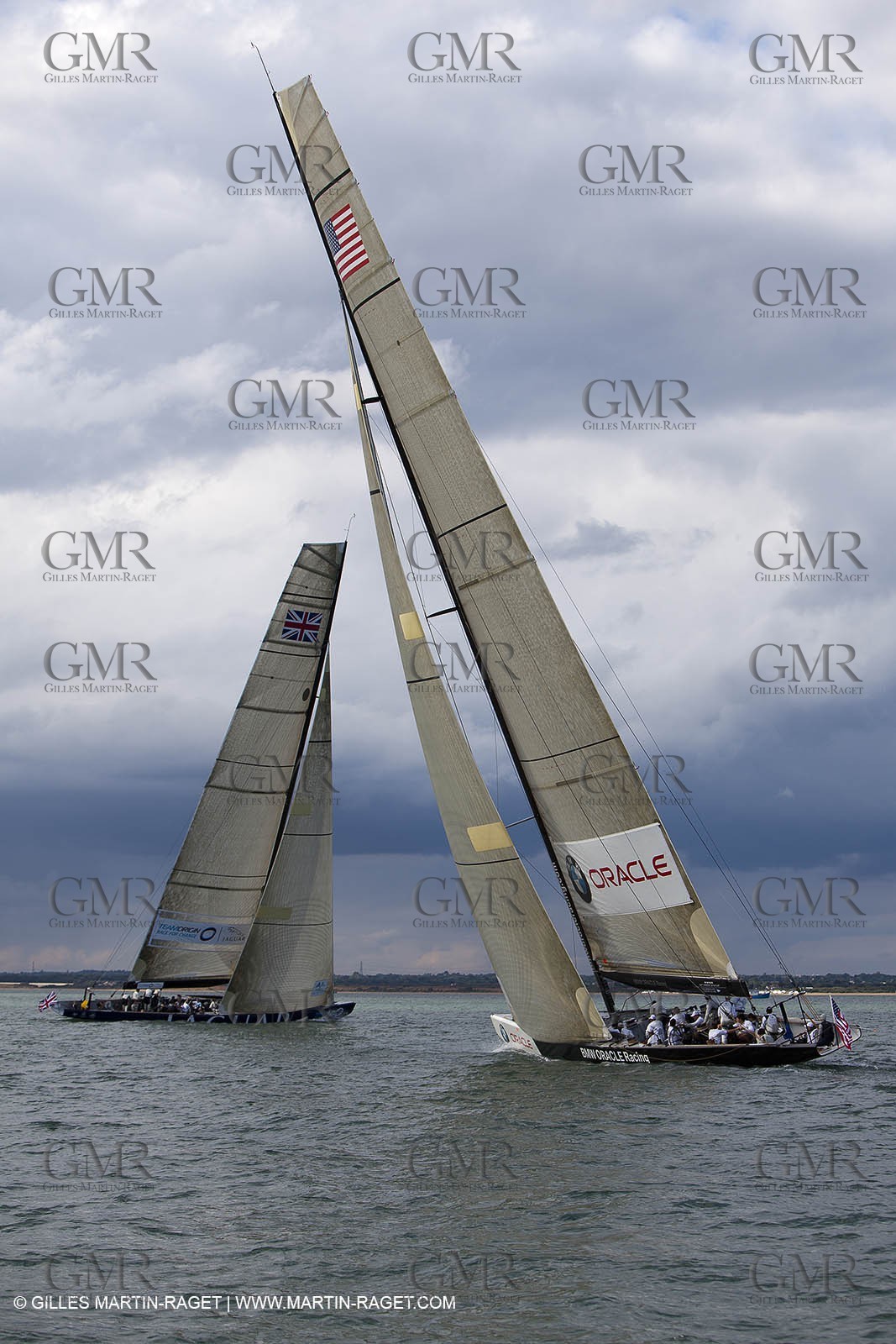 04 08 2010 - Cowes (UK, IOW) - The 1851 Cup -  BMW ORACLE Racing - Day 2.
