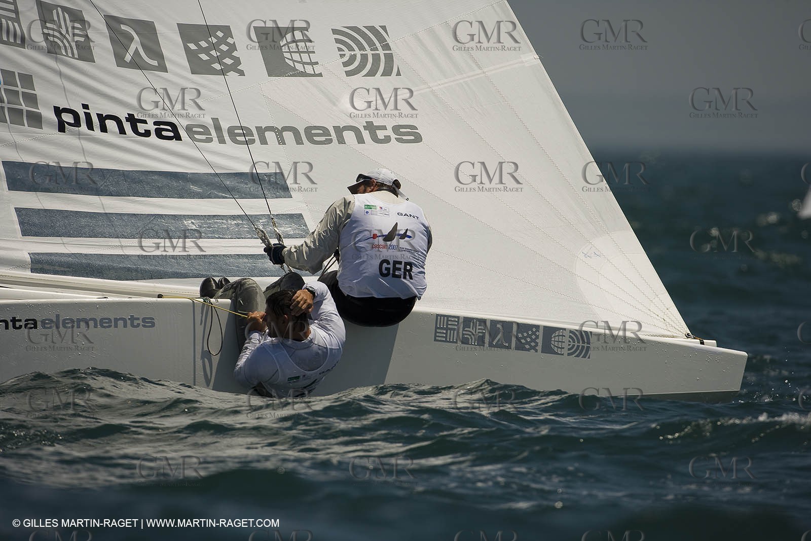 07-05-07 - ISAF SAILING WORLD CHAMPIONSHIPS - CASCAIS 2007 - DAY 2 - Star Class - GERMANY - PICKEL,BORKOWSKI