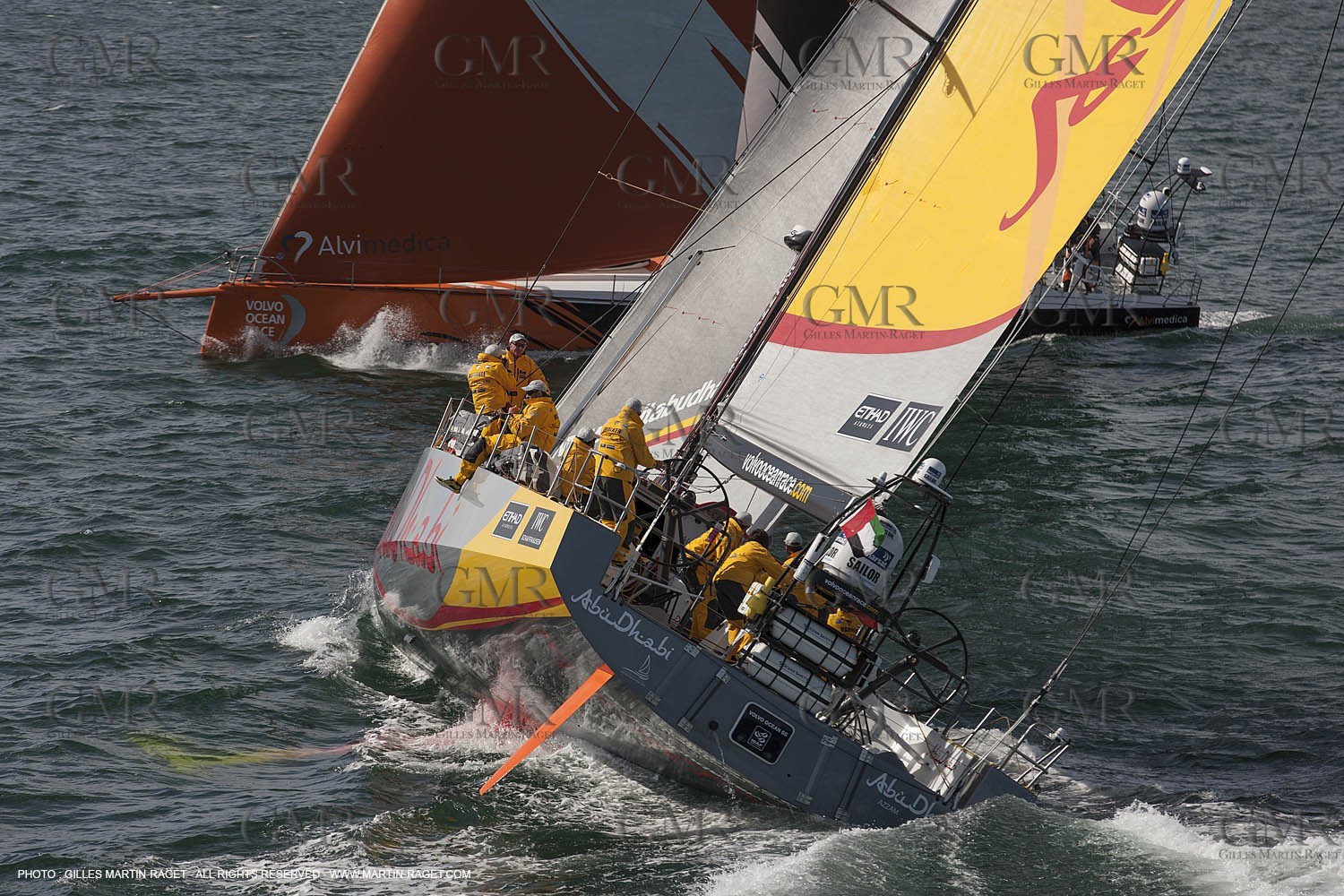 Volvo Ocean Race 2014-2015 - Abu Dhabi Ocean Racing - Team Alvimedica - Lisbon (POR) - 25 04 2014