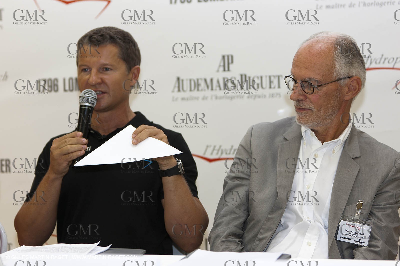 23 08 2010 - Ecublens (SUI) - L'Hydroptère.CH - Sortie de chantier - Alain Thabault - Thierry Lombard